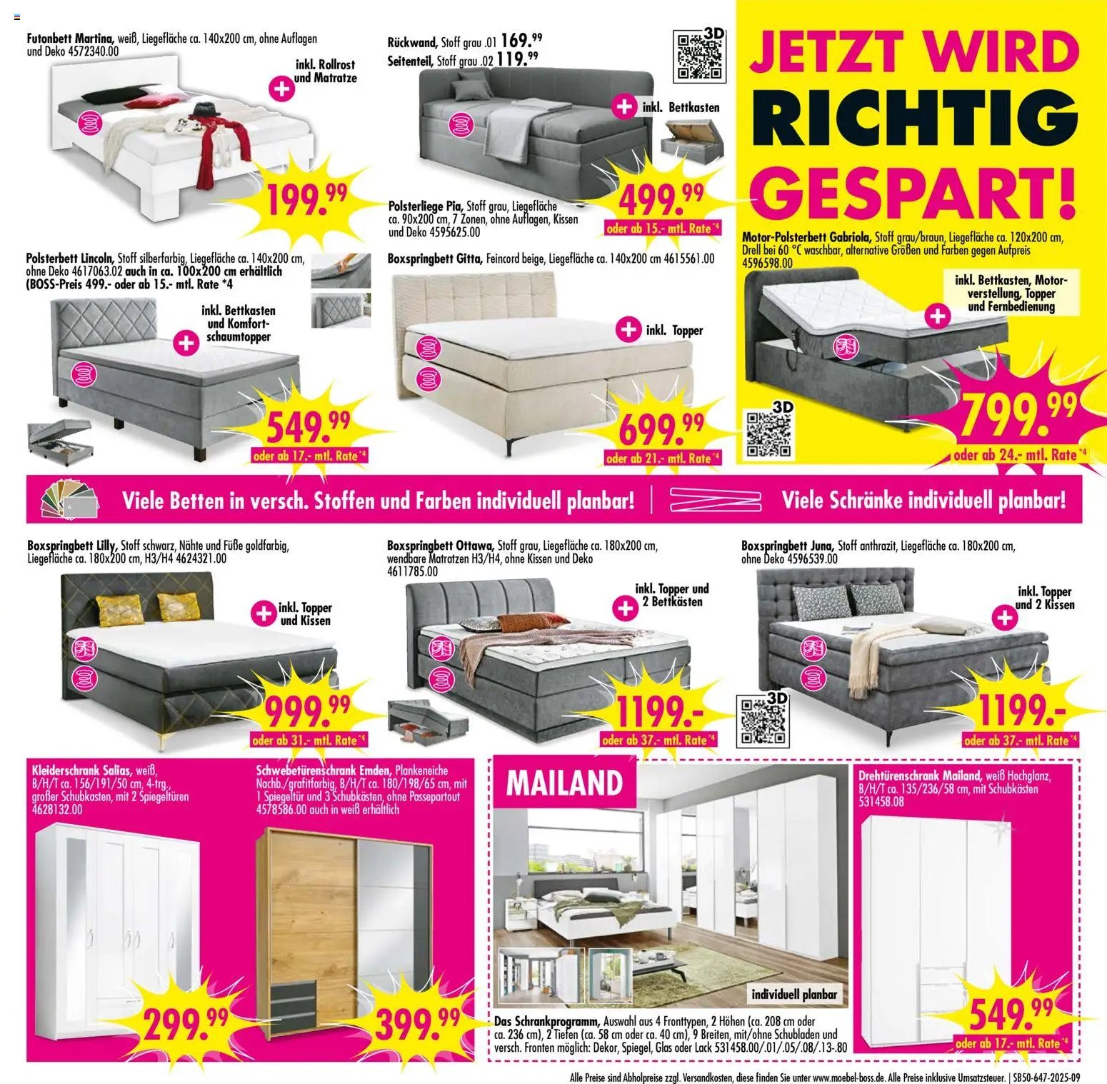 SB Möbel Boss Prospekt Neubrandenburg	 (2025-12-06 - 2025-12-12)