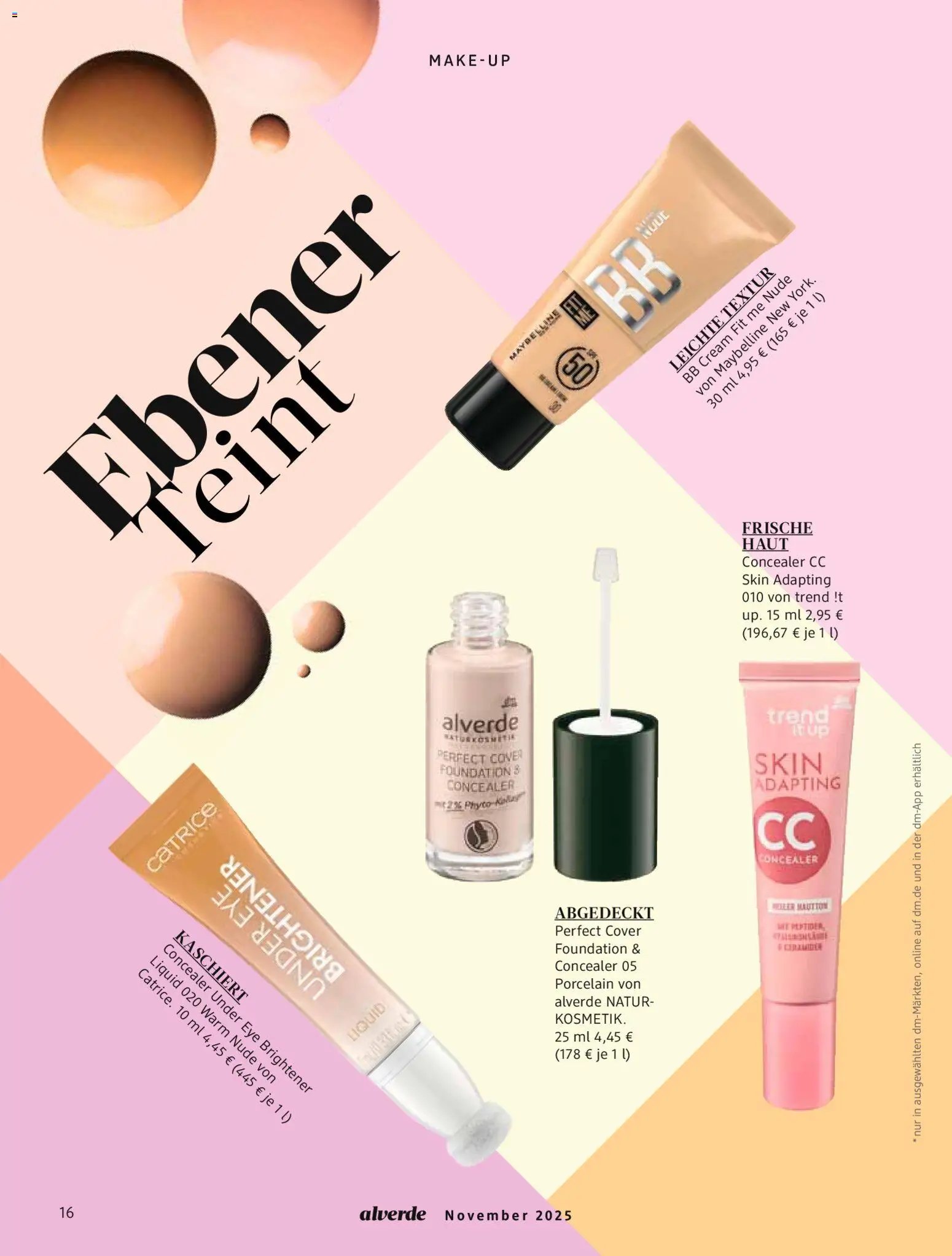 dm drogerie Prospekt 	 (2025-11-01 - 2025-11-30)