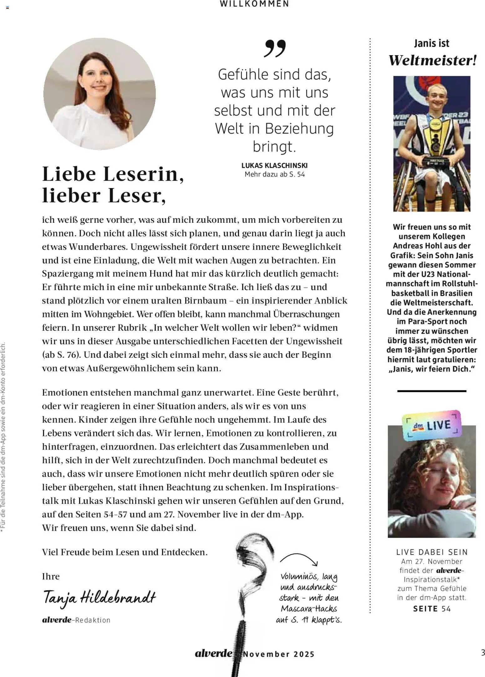 dm drogerie Prospekt 	 (2025-11-01 - 2025-11-30)