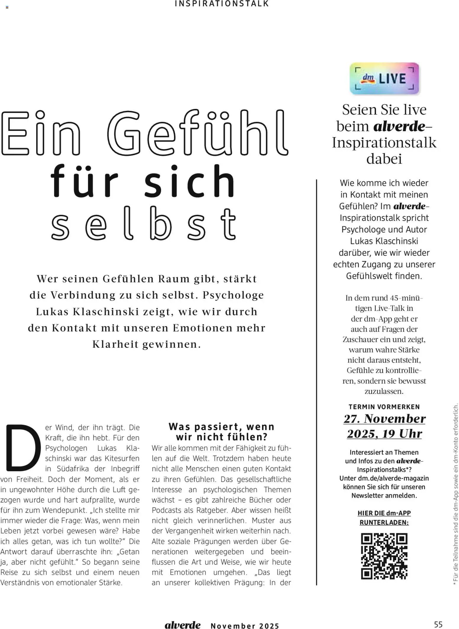 dm drogerie Prospekt 	 (2025-11-01 - 2025-11-30)