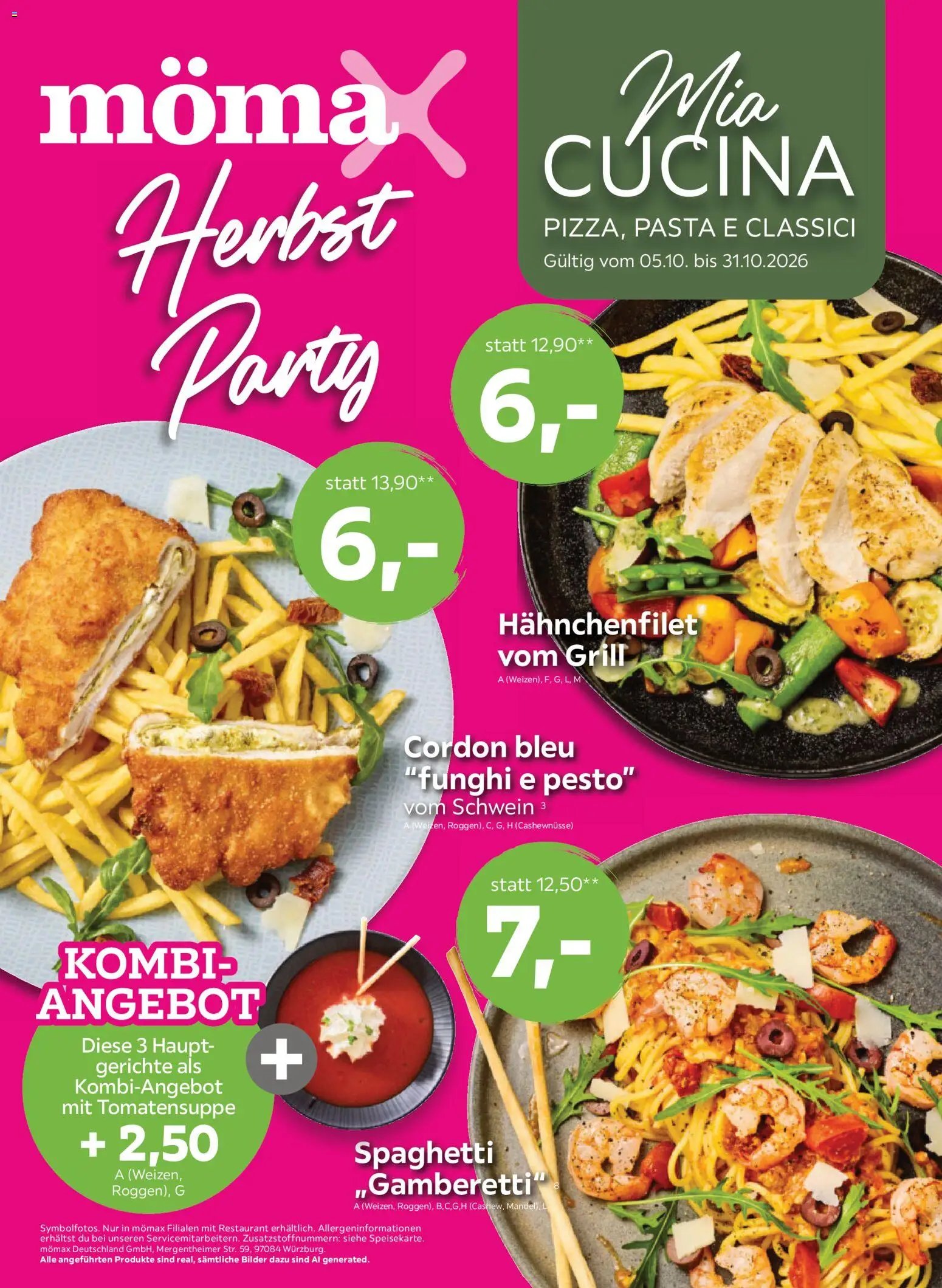 Mömax Mia Cucina Herbst Party