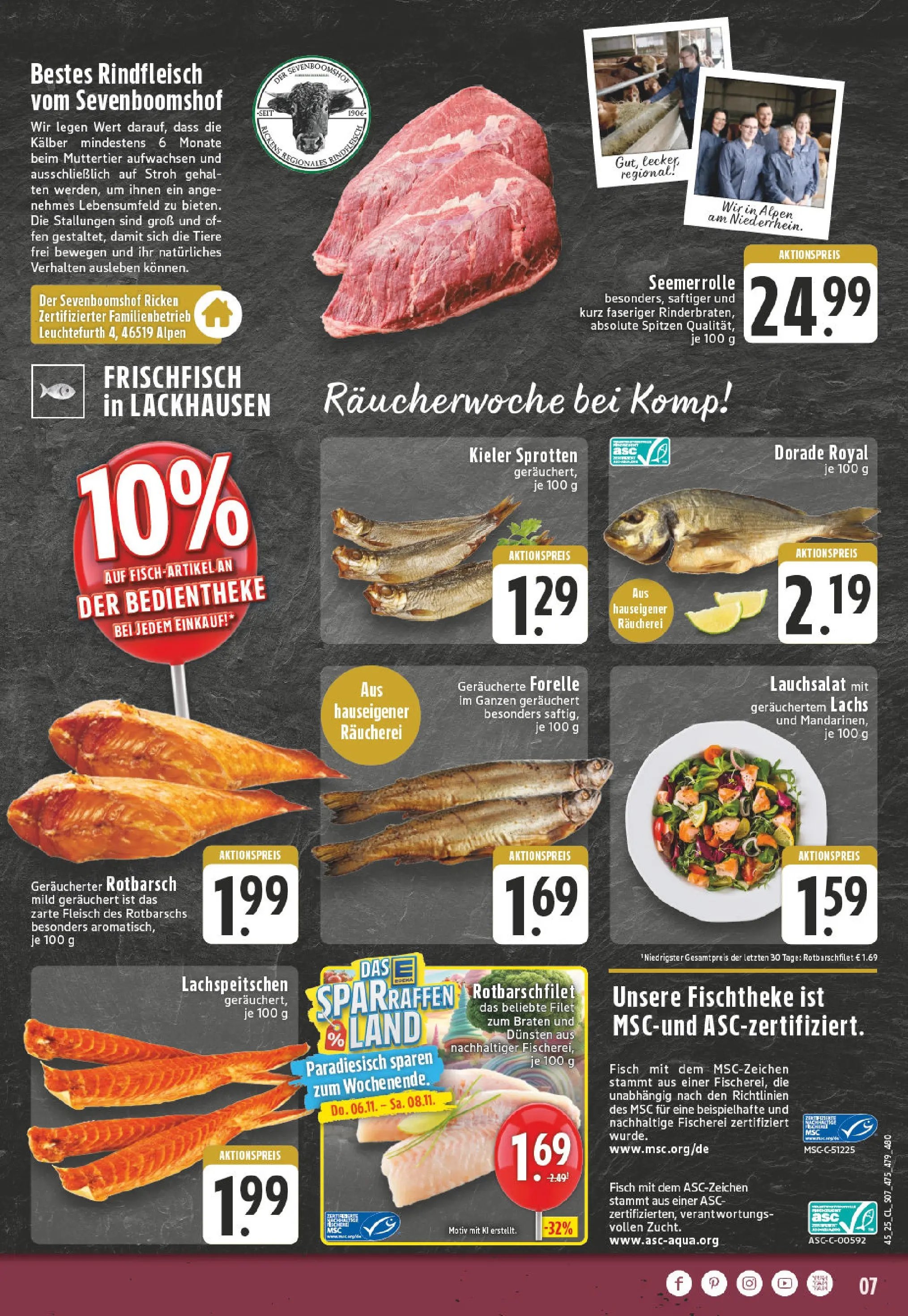 Edeka prospekt Wesel-Obrighoven	