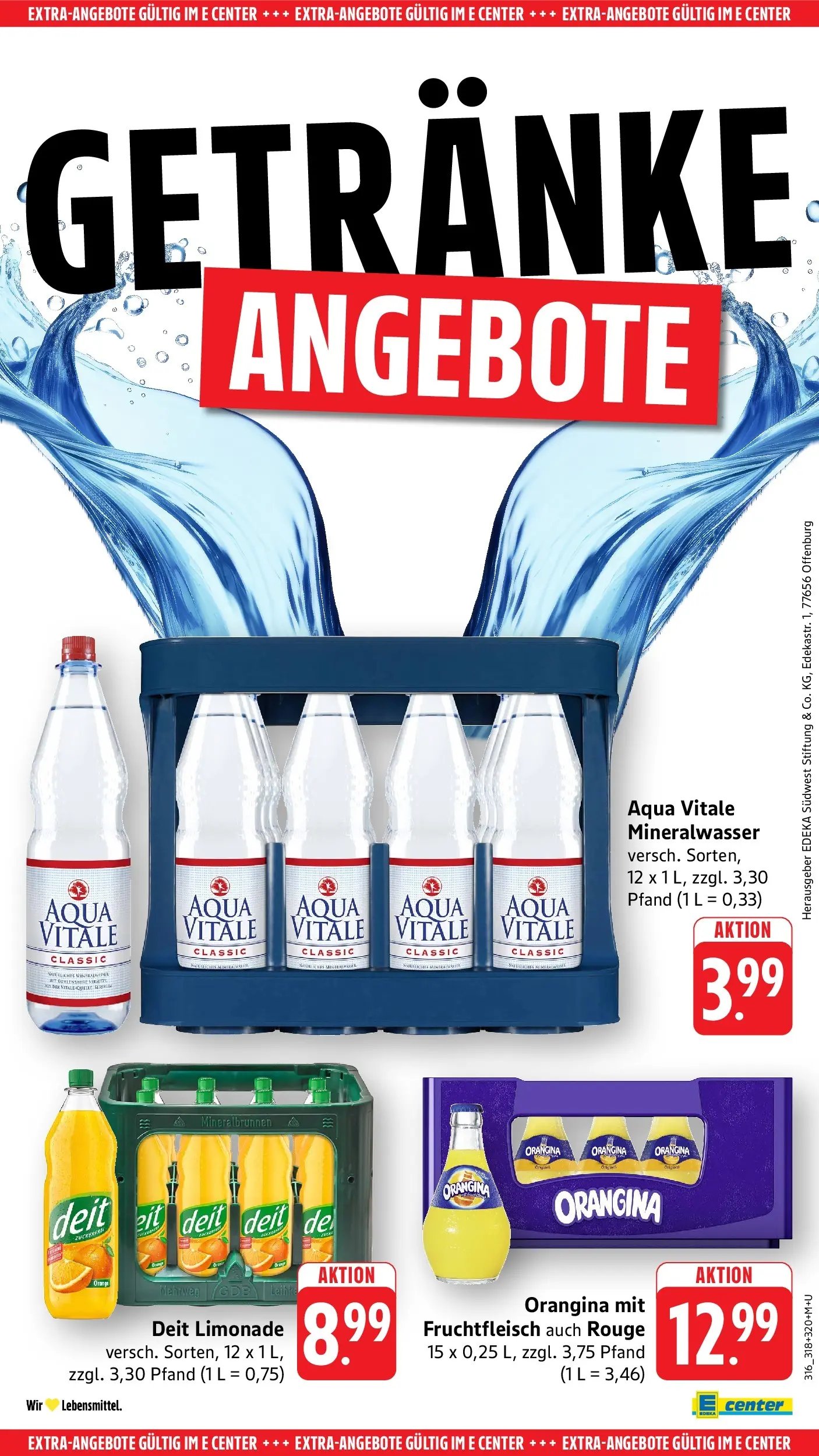 E center Prospekt Reutlingen