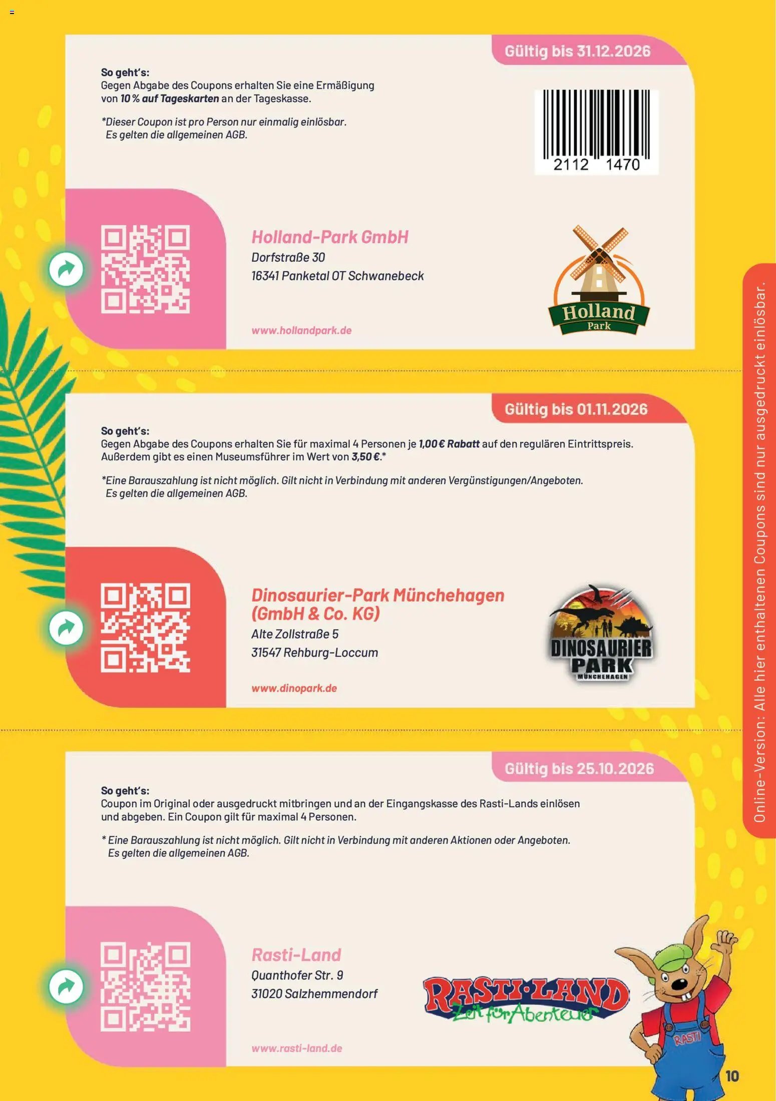 E center Prospekt Super Sommer Spar-Pass 2026