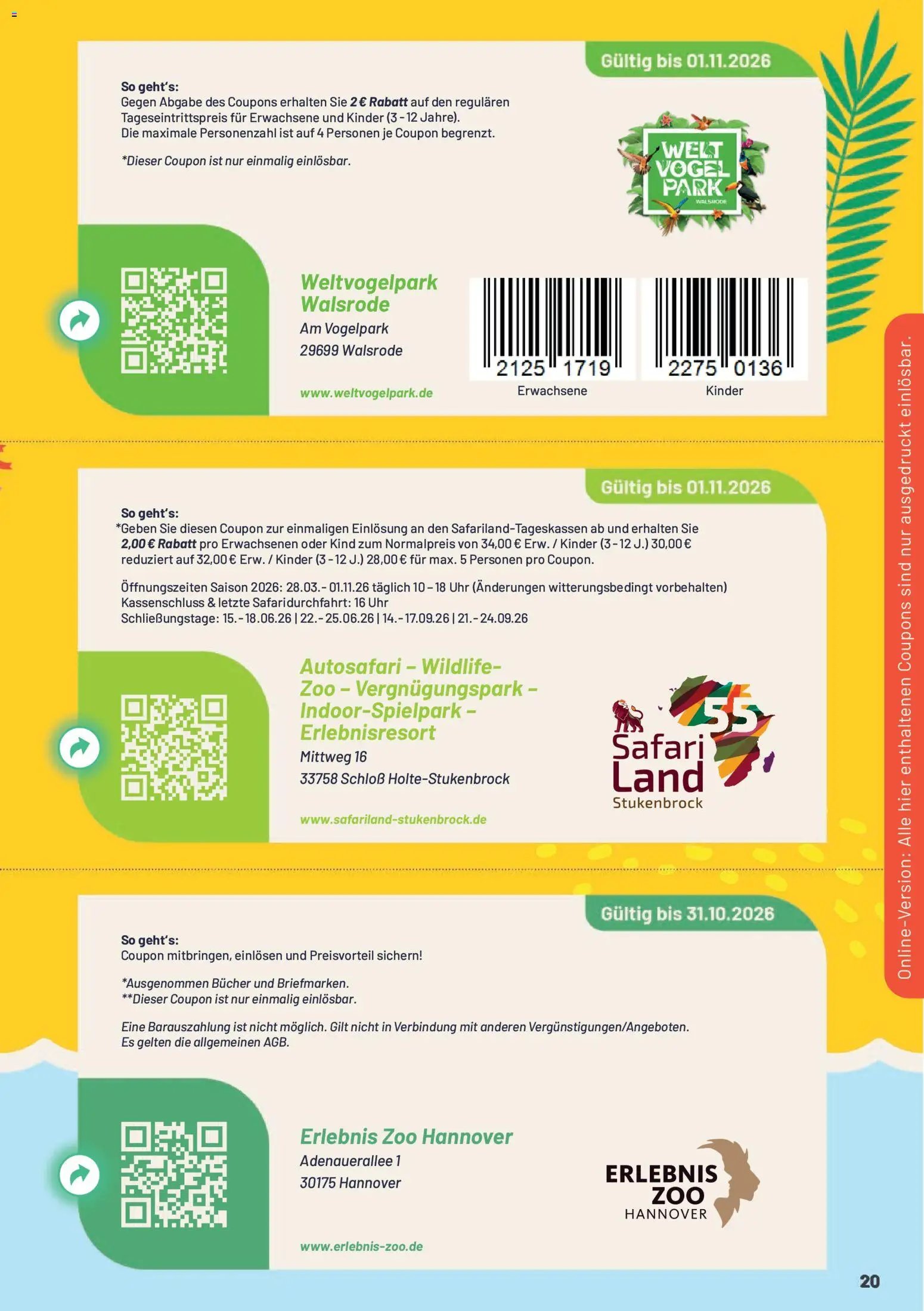 E center Prospekt Super Sommer Spar-Pass 2026
