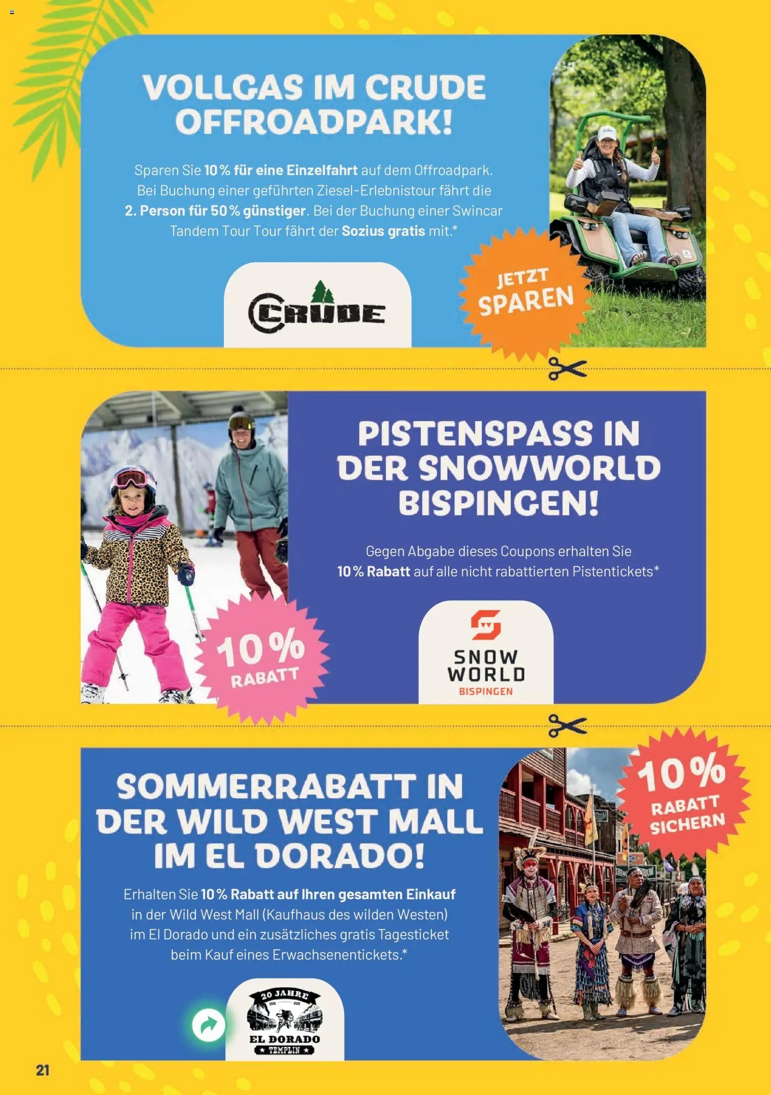 E center Prospekt Super Sommer Spar-Pass 2026