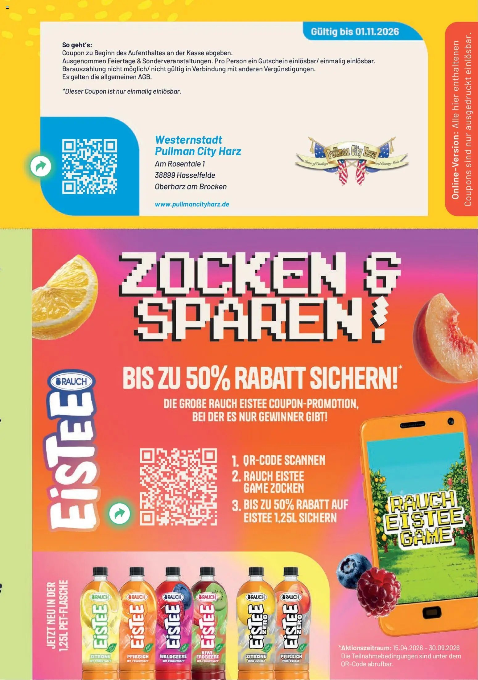 E center Prospekt Super Sommer Spar-Pass 2026