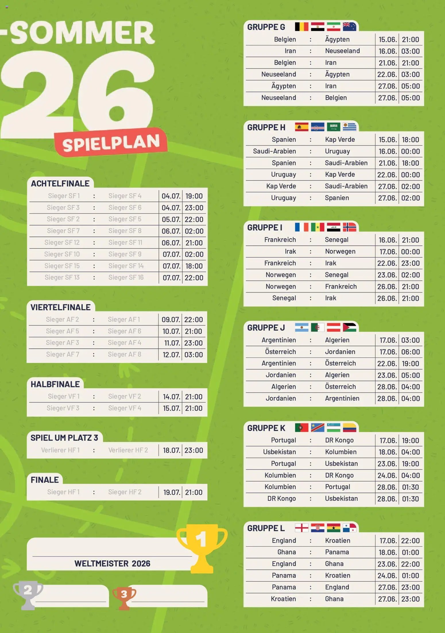 E center Prospekt Super Sommer Spar-Pass 2026