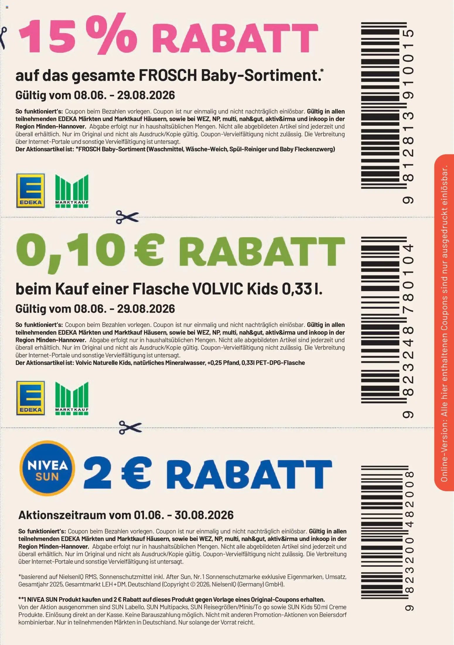 E center Prospekt Super Sommer Spar-Pass 2026