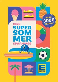 E center Prospekt Super Sommer Spar-Pass 2026