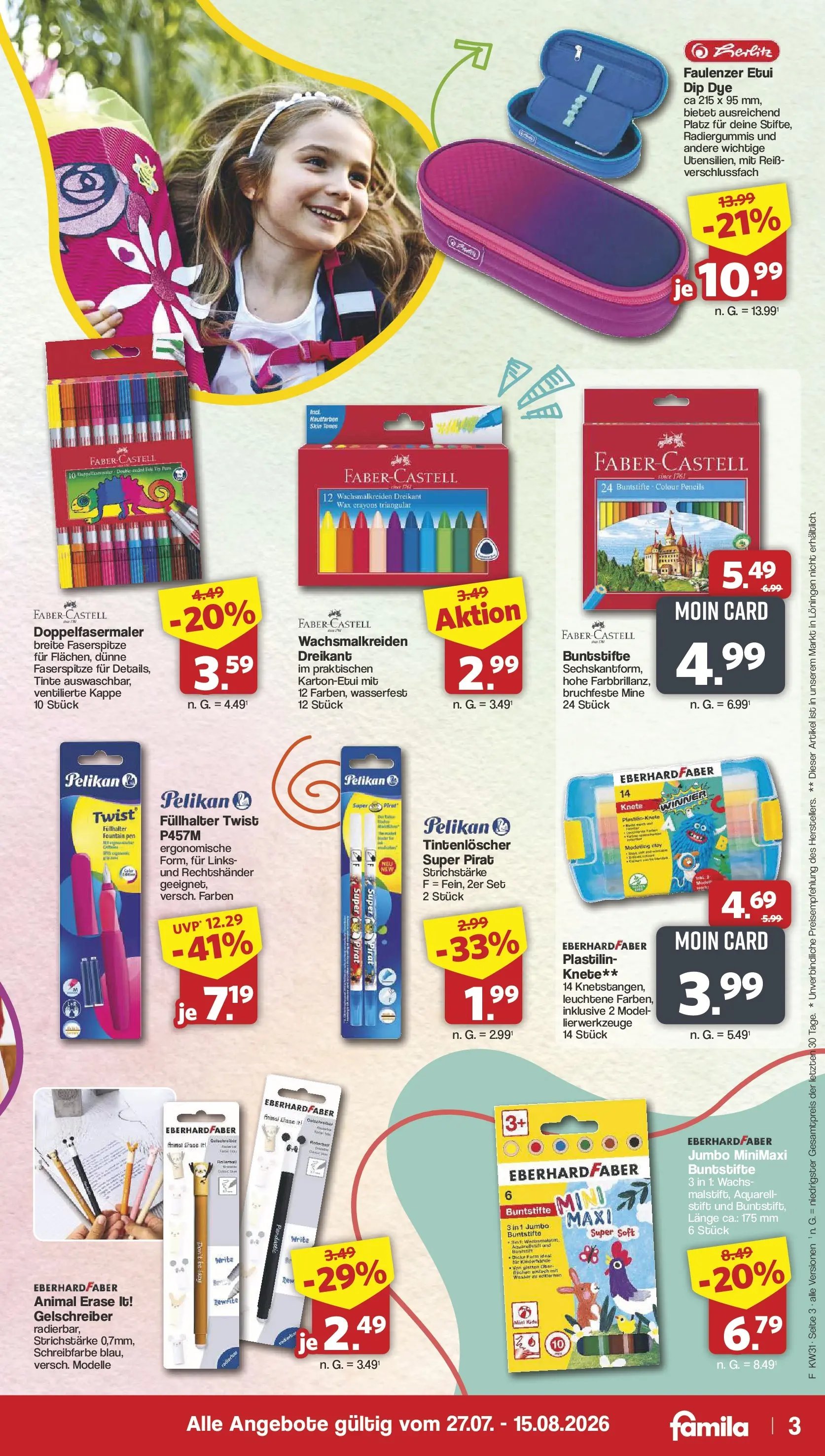 Famila Nordwest - Famila: Einleger