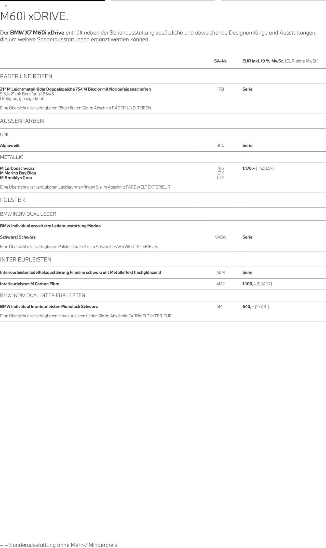 BMW X7 (2025-08-01 - 2026-07-31) | 11