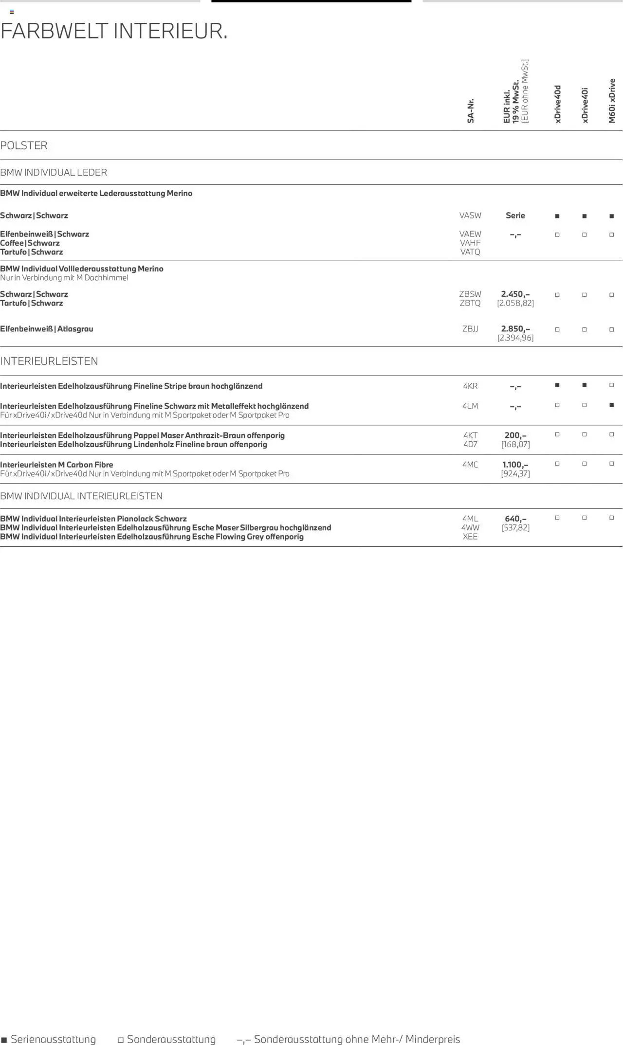 BMW X7 (2025-08-01 - 2026-07-31) | 16