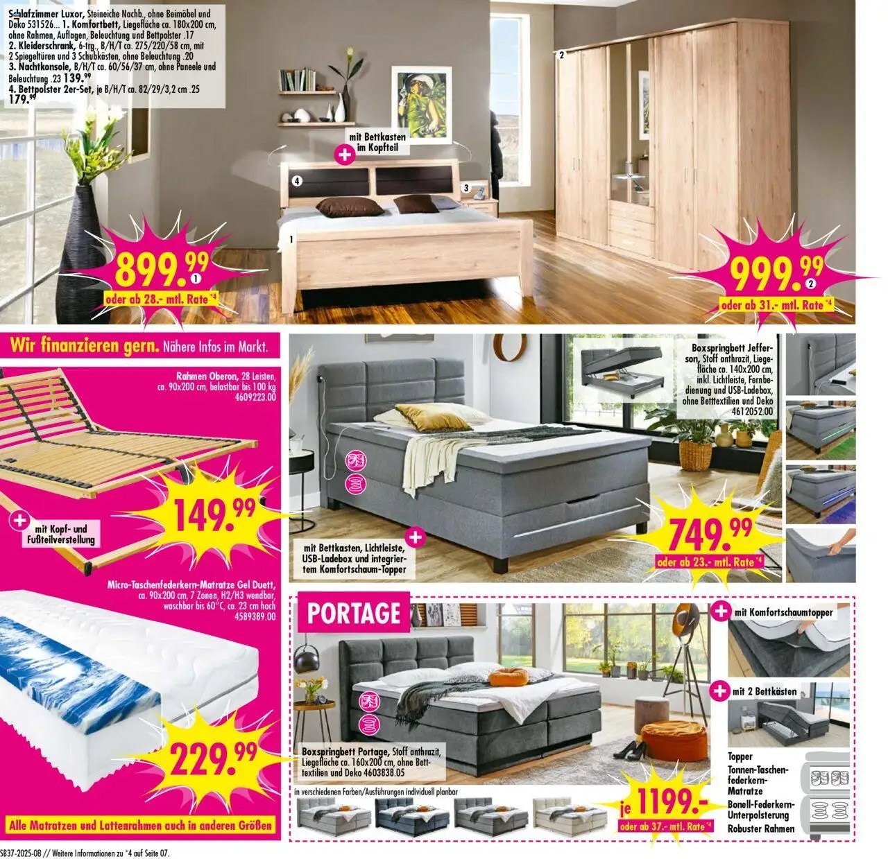 SB Möbel Boss Prospekt 	 (2025-09-06 - 2025-09-12) | 8