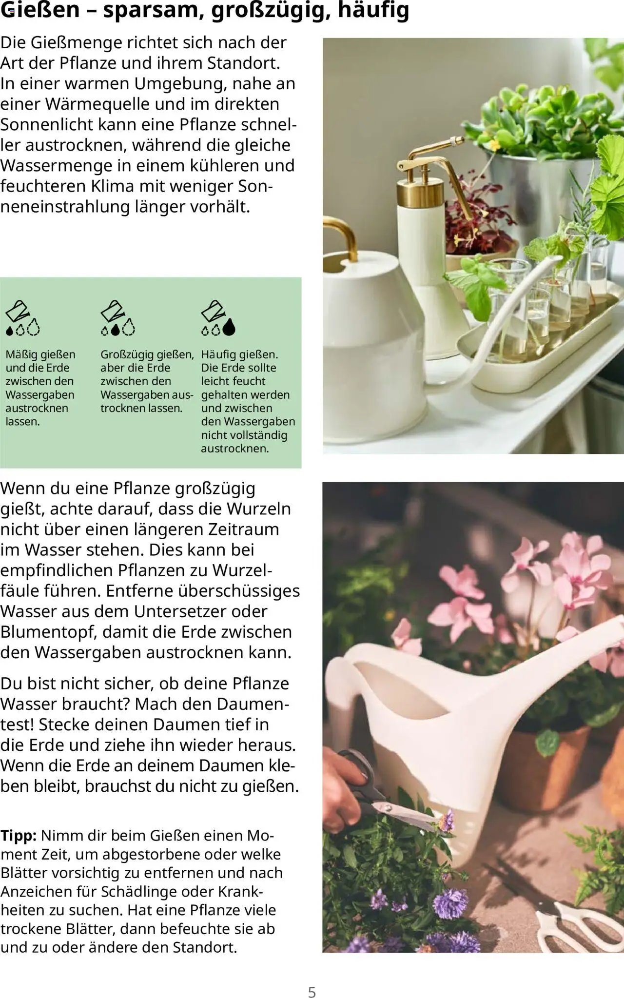 Ikea Pflanzen Broschüre