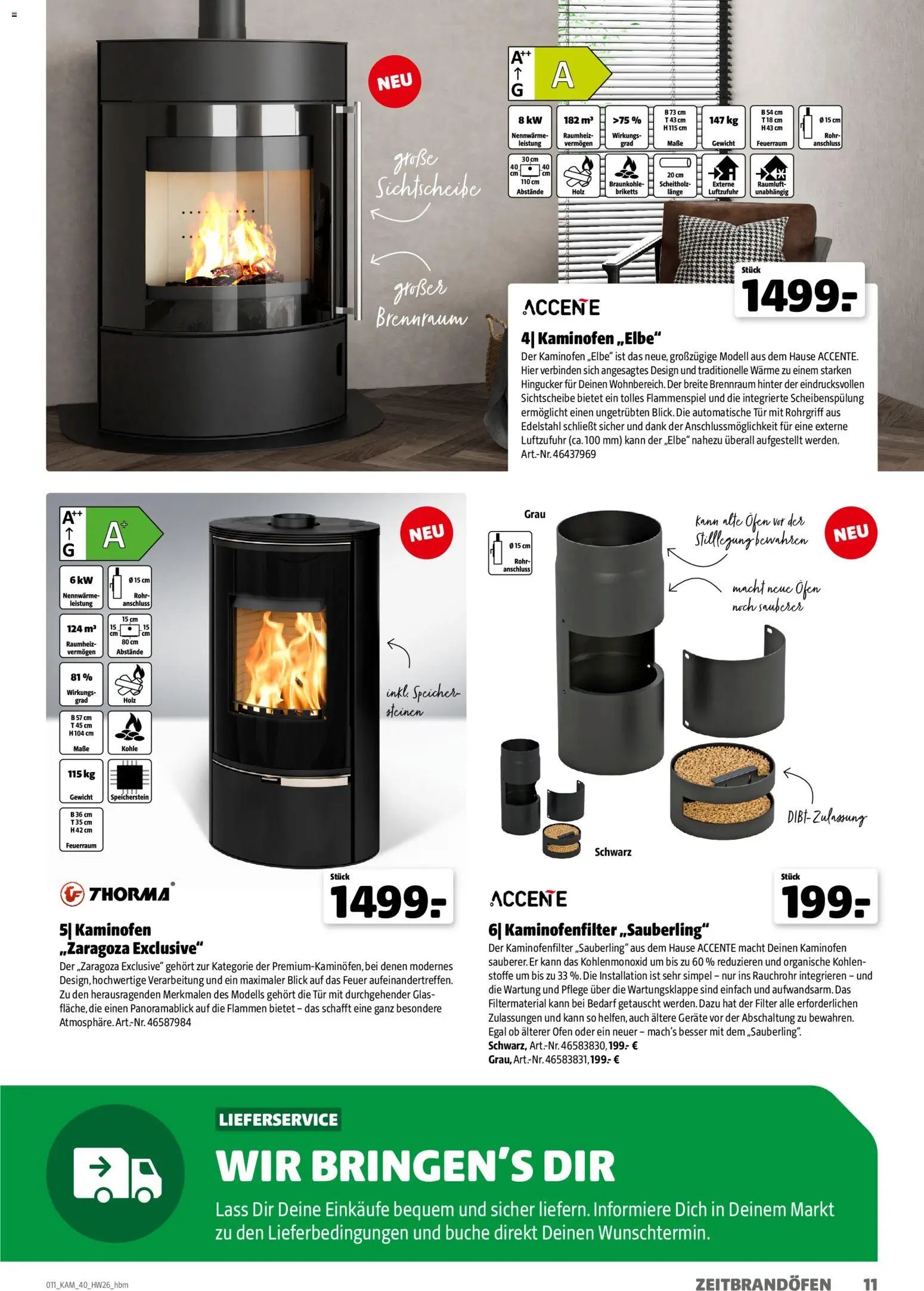 Hagebau Kaminofen & Zubehör