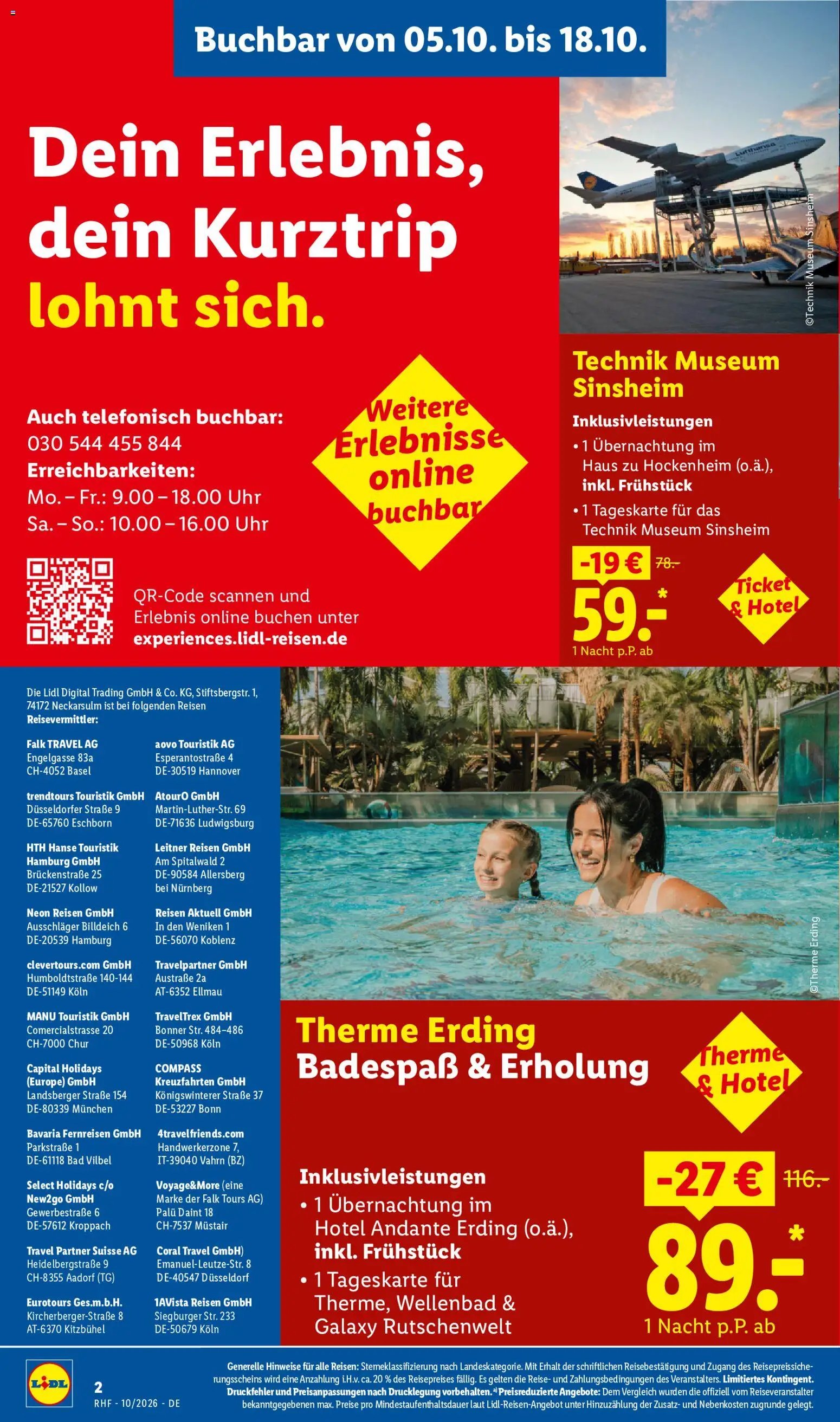 Lidl Reisen Prospekt