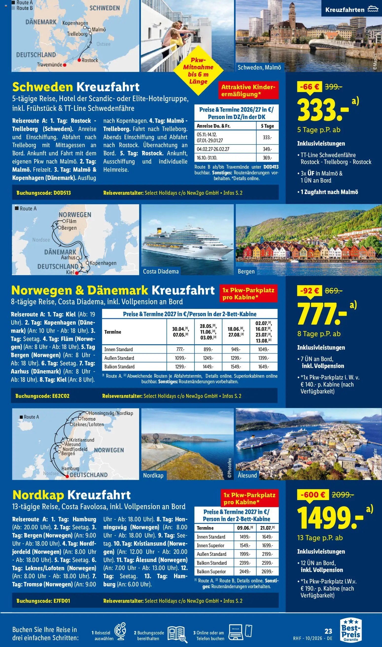 Lidl Reisen Prospekt