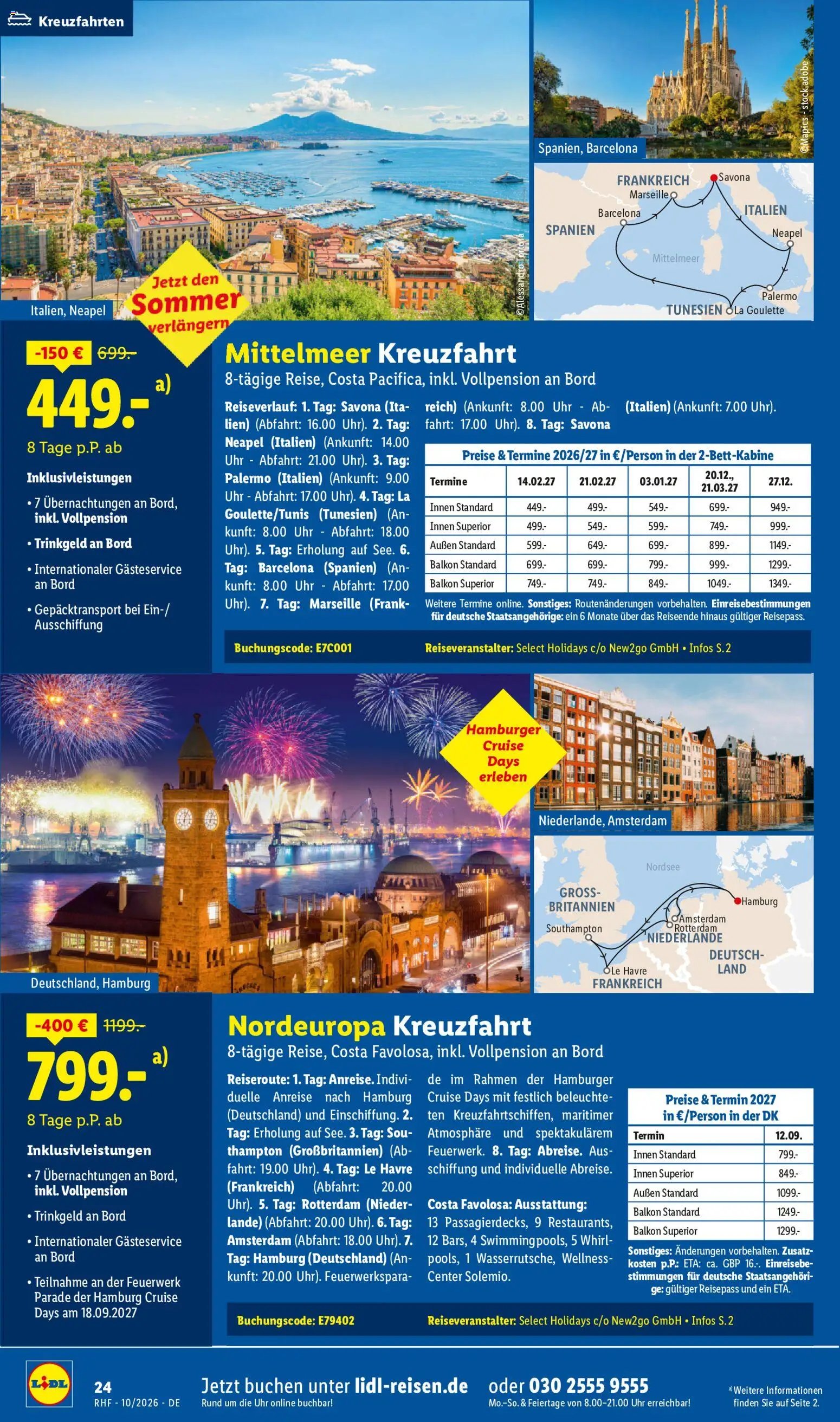 Lidl Reisen Prospekt