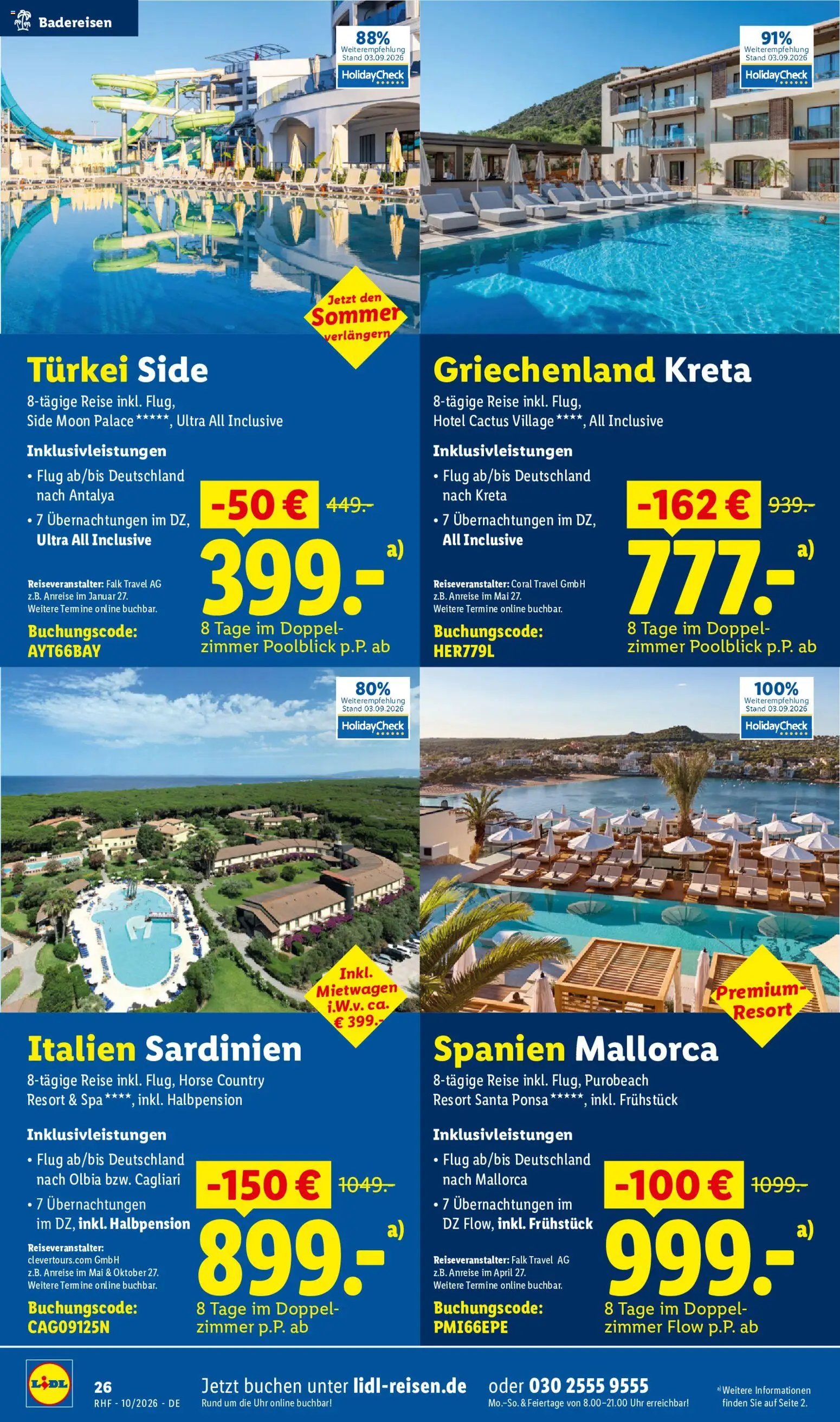 Lidl Reisen Prospekt