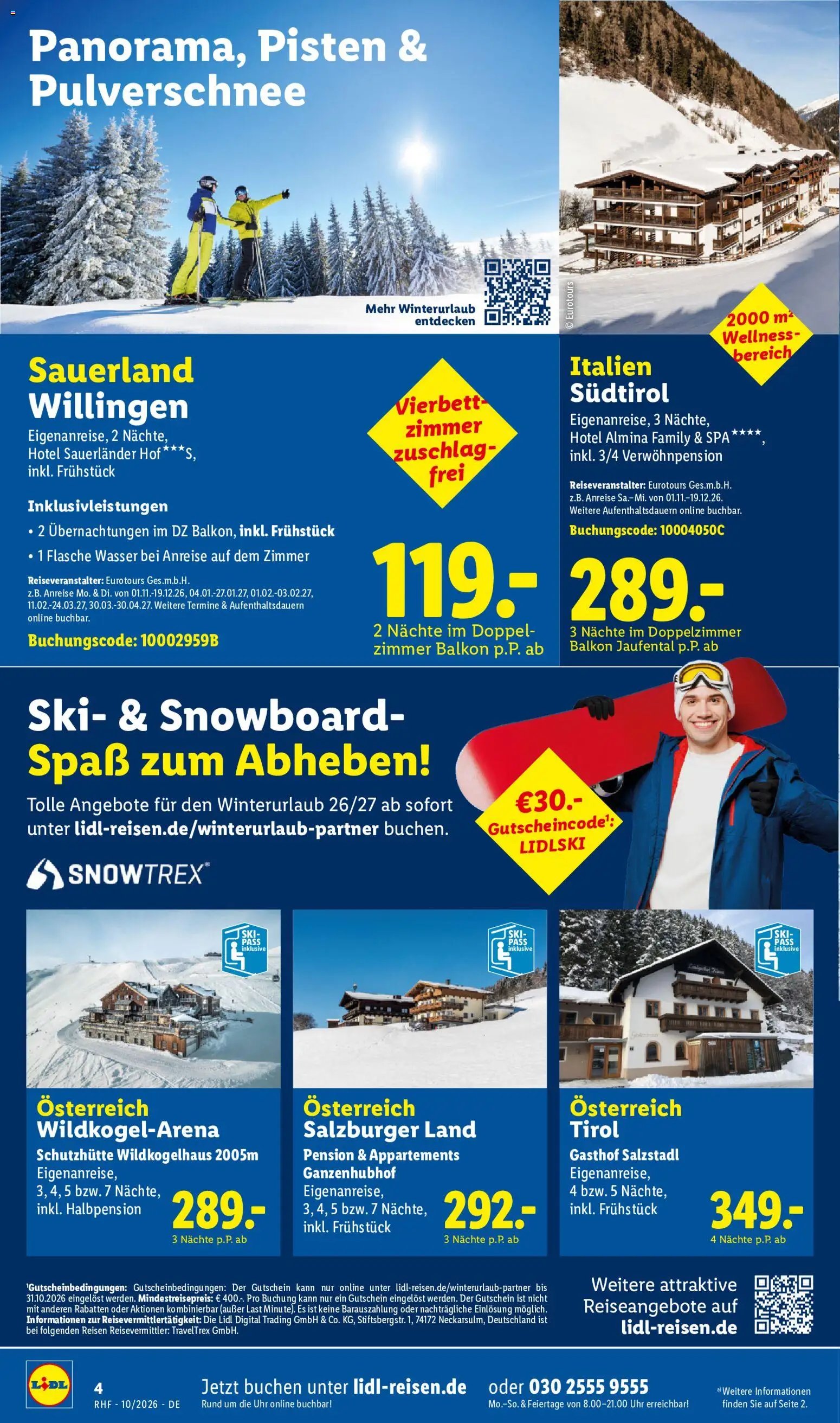 Lidl Reisen Prospekt
