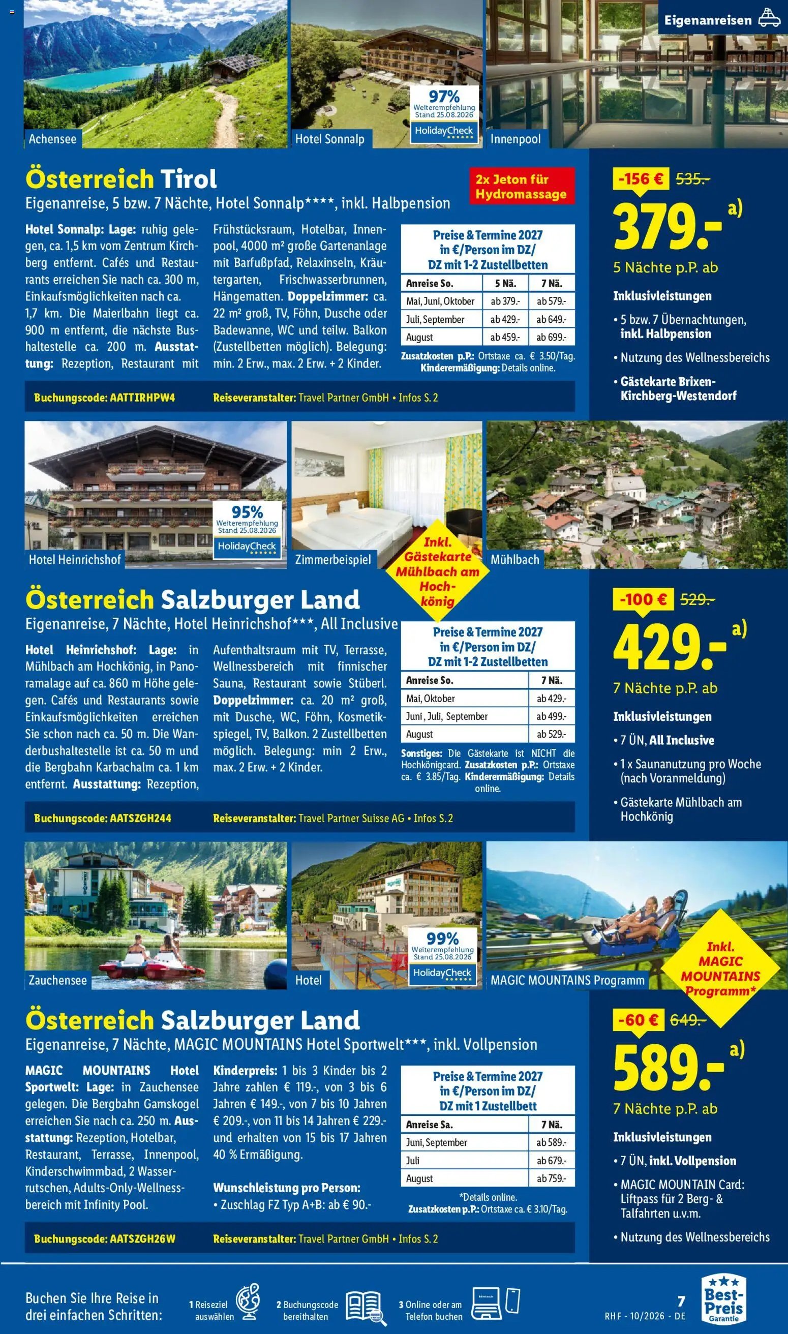 Lidl Reisen Prospekt