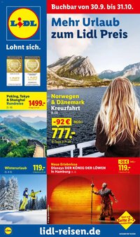Lidl Reisen Prospekt