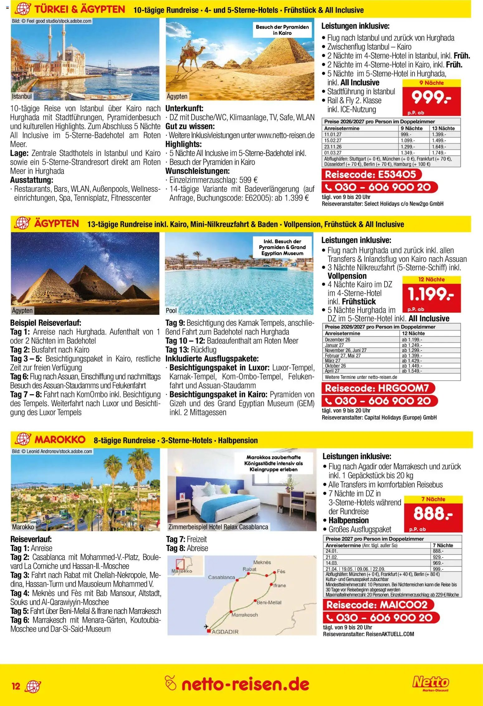 Netto Reisen Prospekt