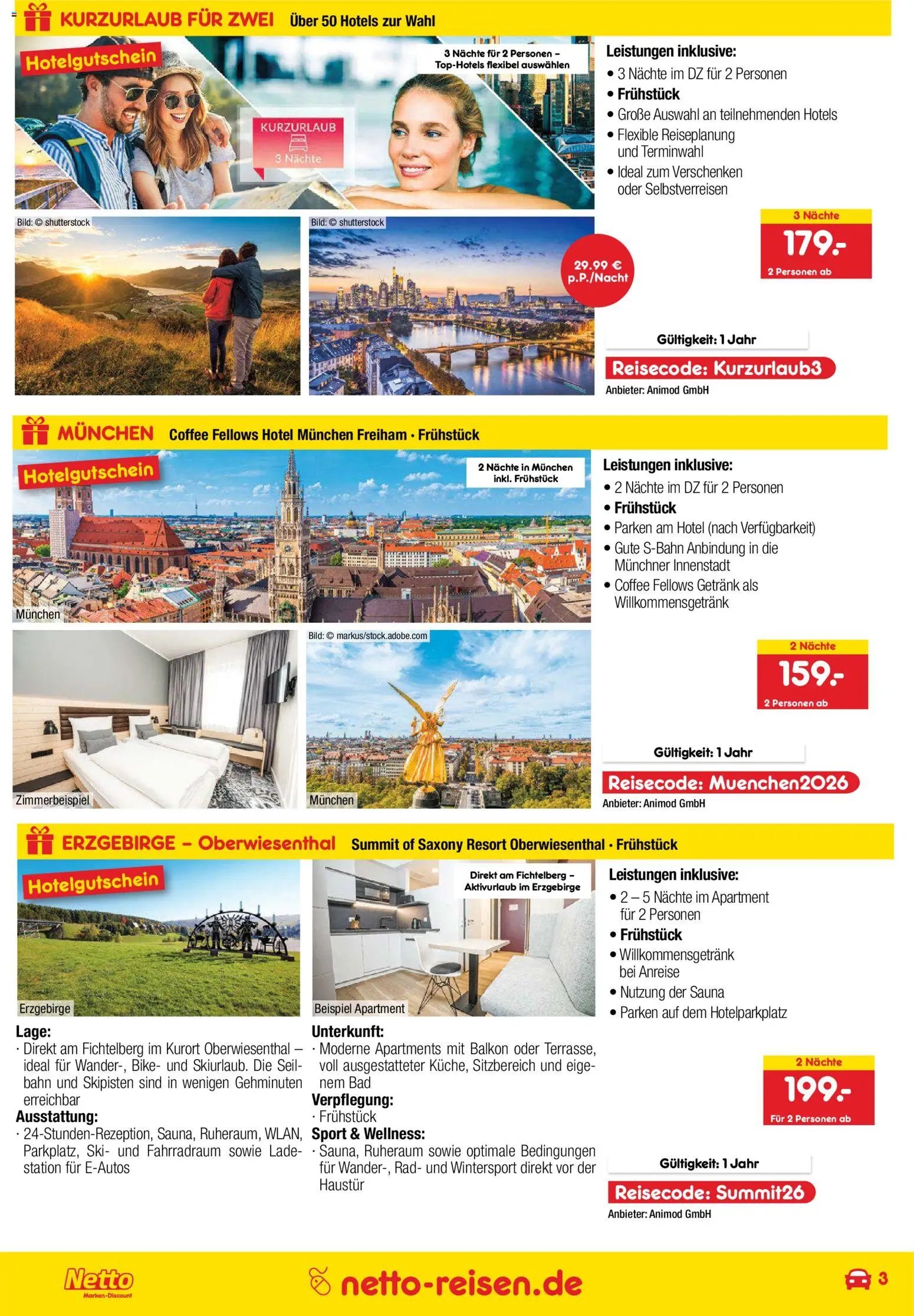 Netto Reisen Prospekt