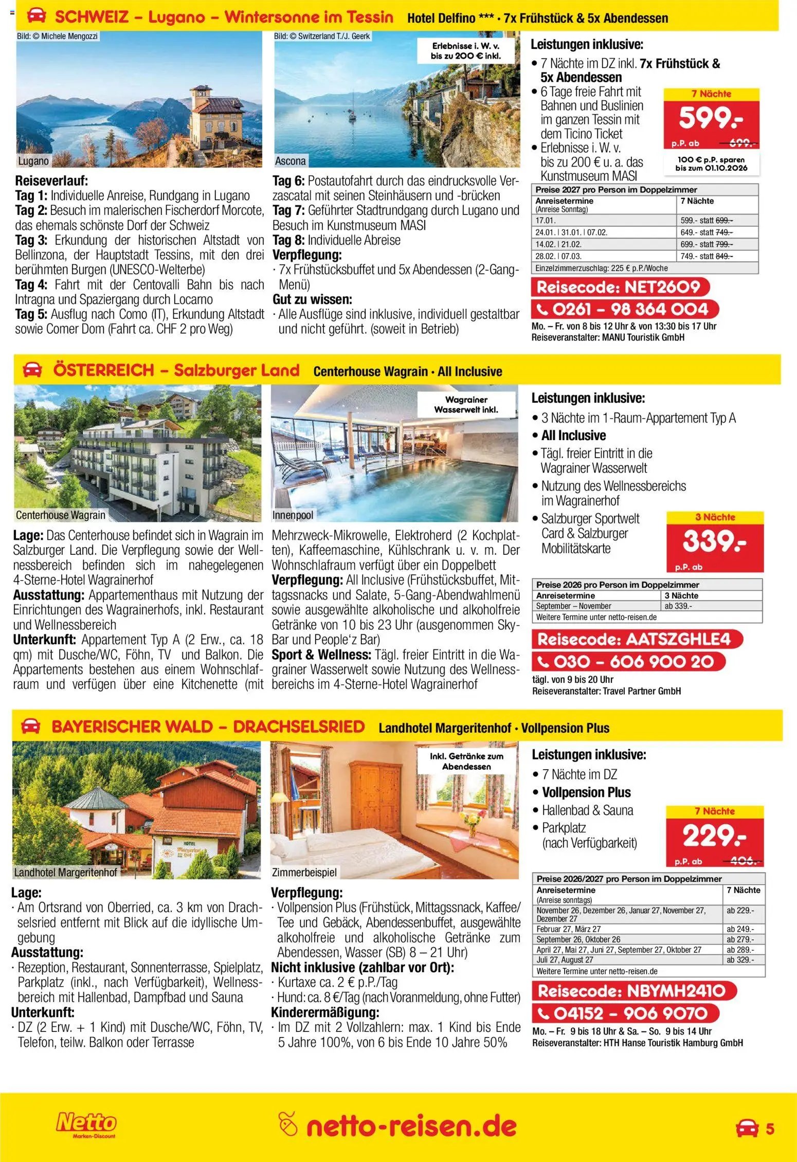 Netto Reisen Prospekt
