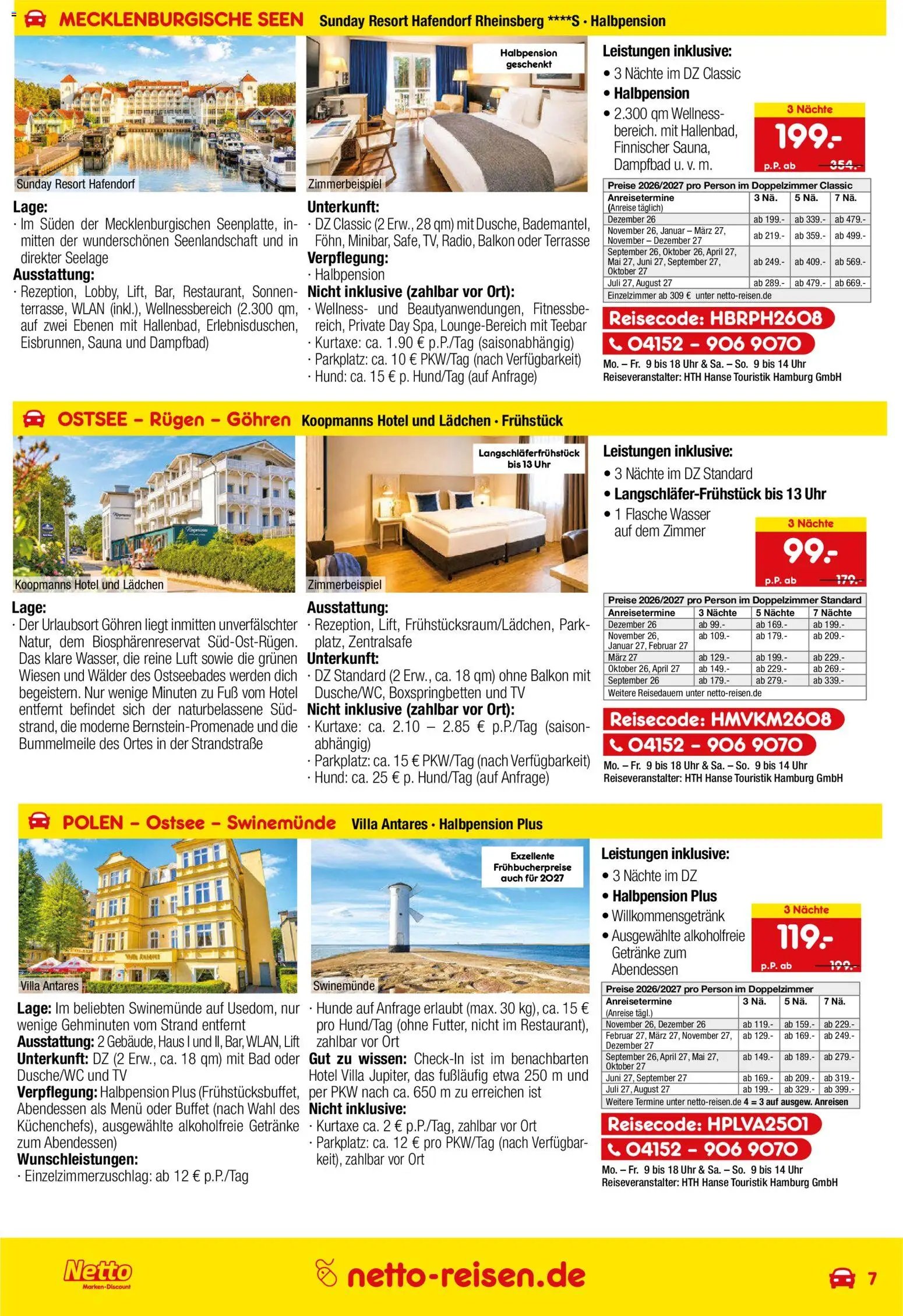 Netto Reisen Prospekt