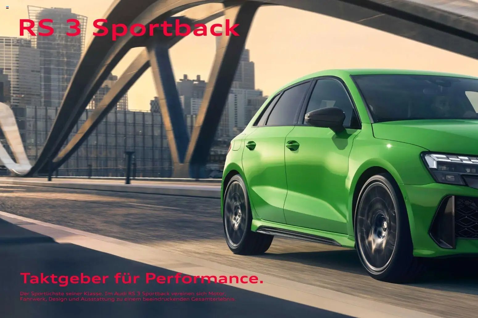 Audi RS 3 Sportback / RS 3 Limousine