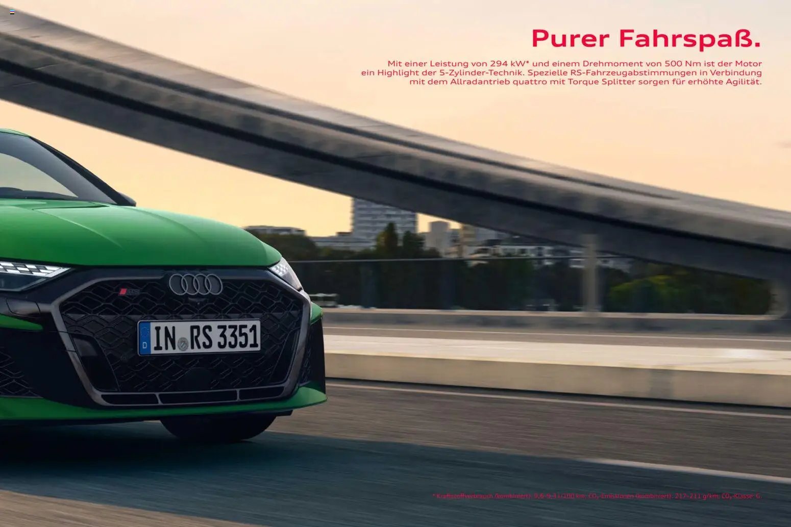 Audi RS 3 Sportback / RS 3 Limousine