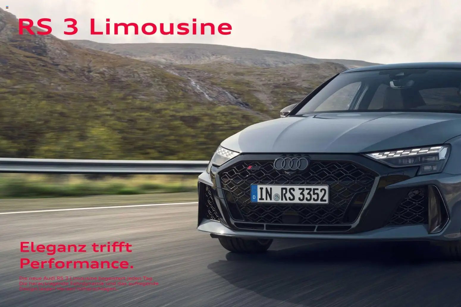 Audi RS 3 Sportback / RS 3 Limousine
