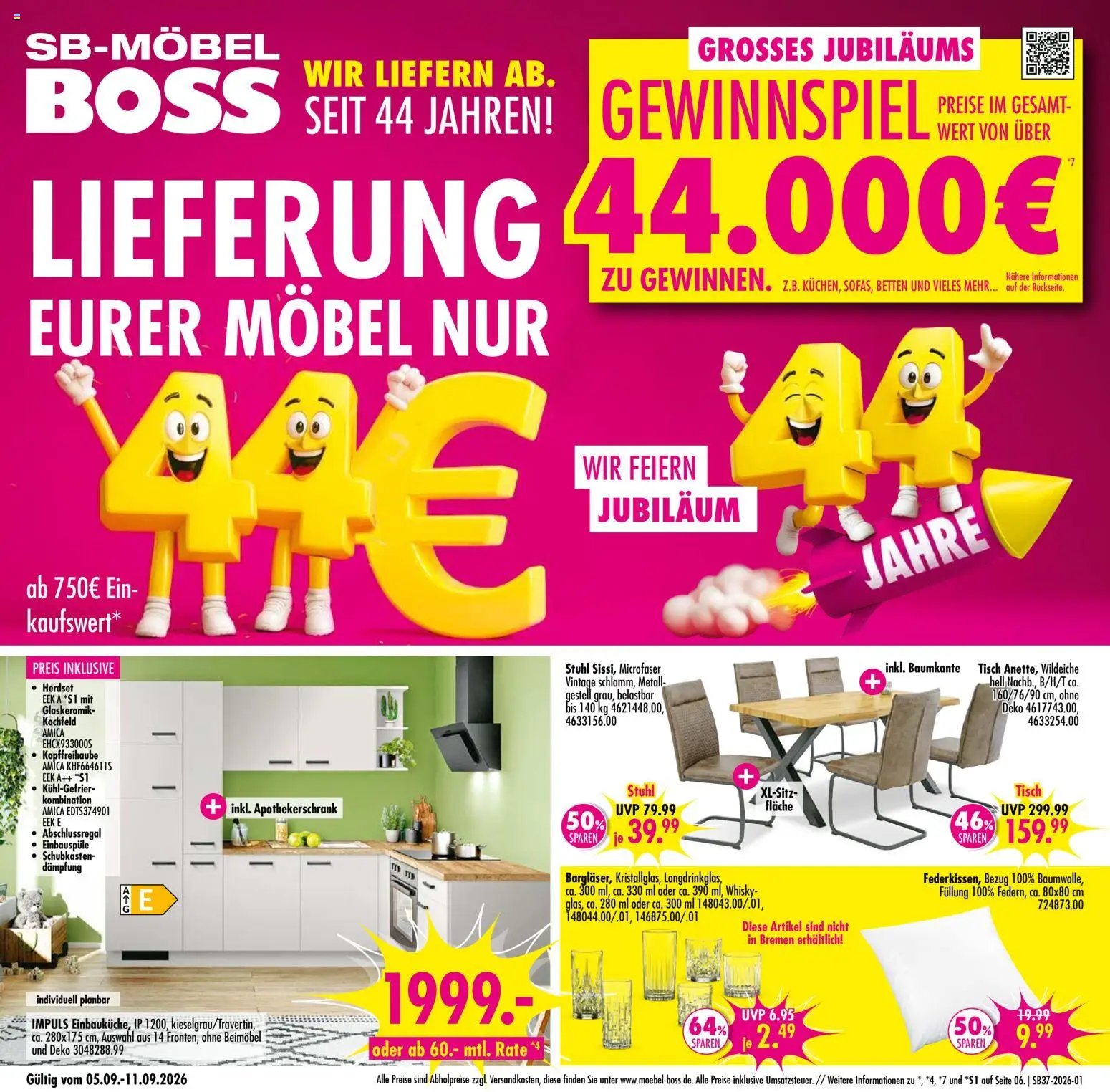 SB Möbel Boss Prospekt