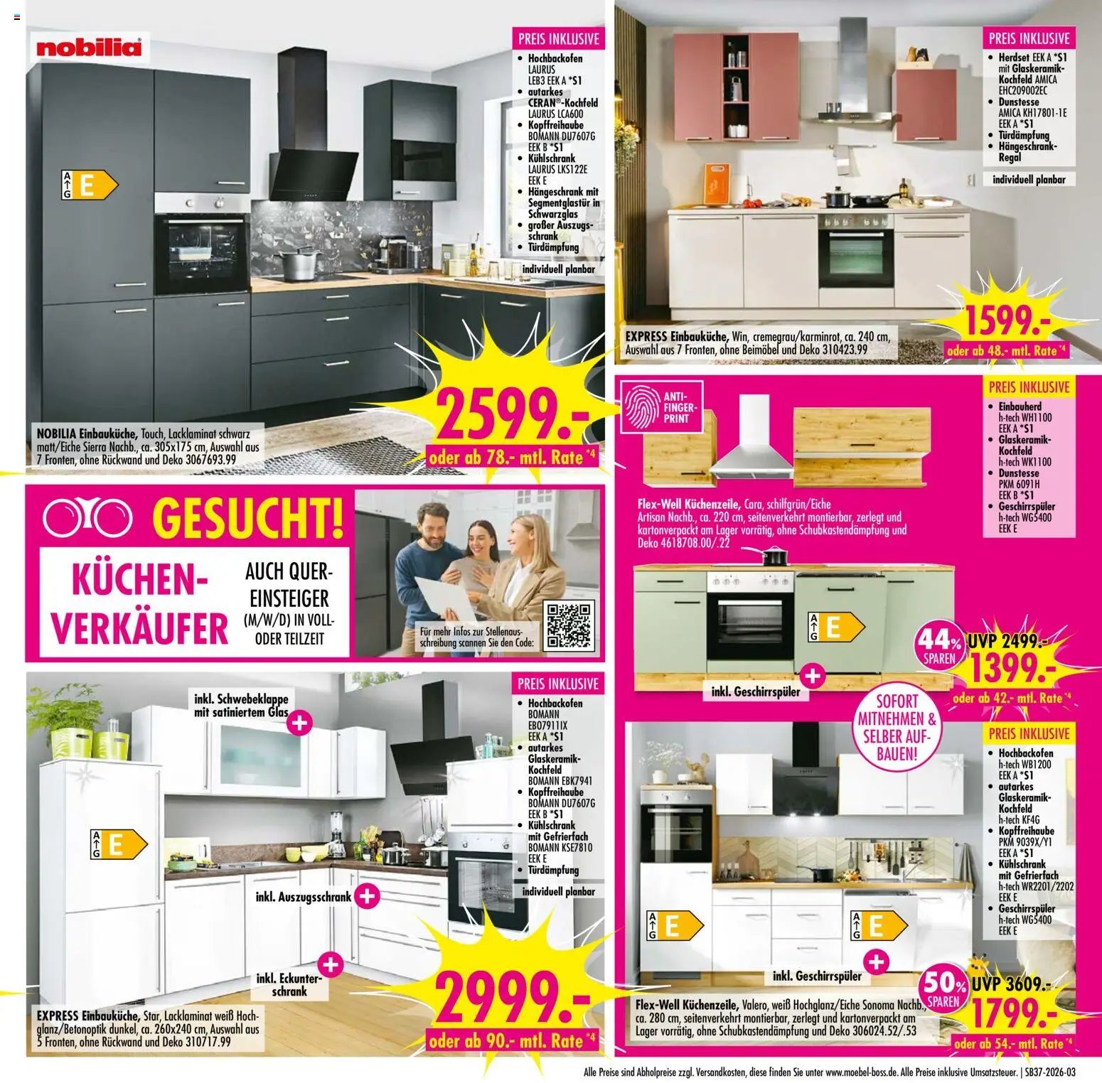 SB Möbel Boss Prospekt