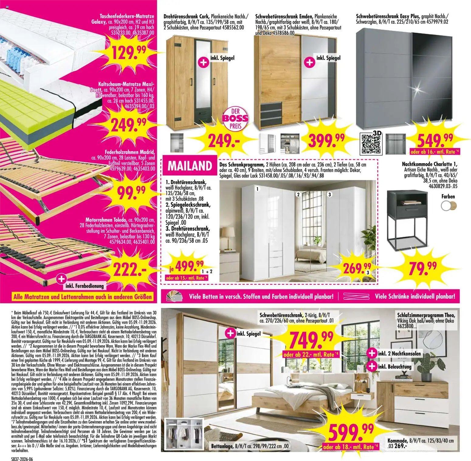 SB Möbel Boss Prospekt