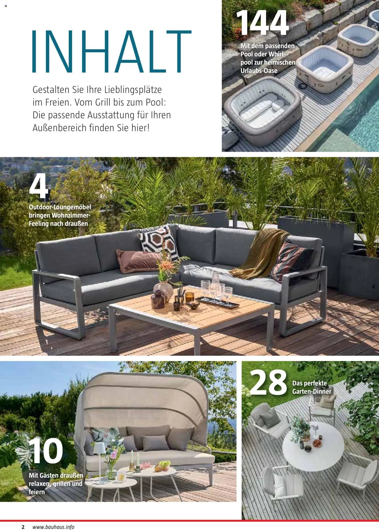 Bauhaus Freizeit im Garten