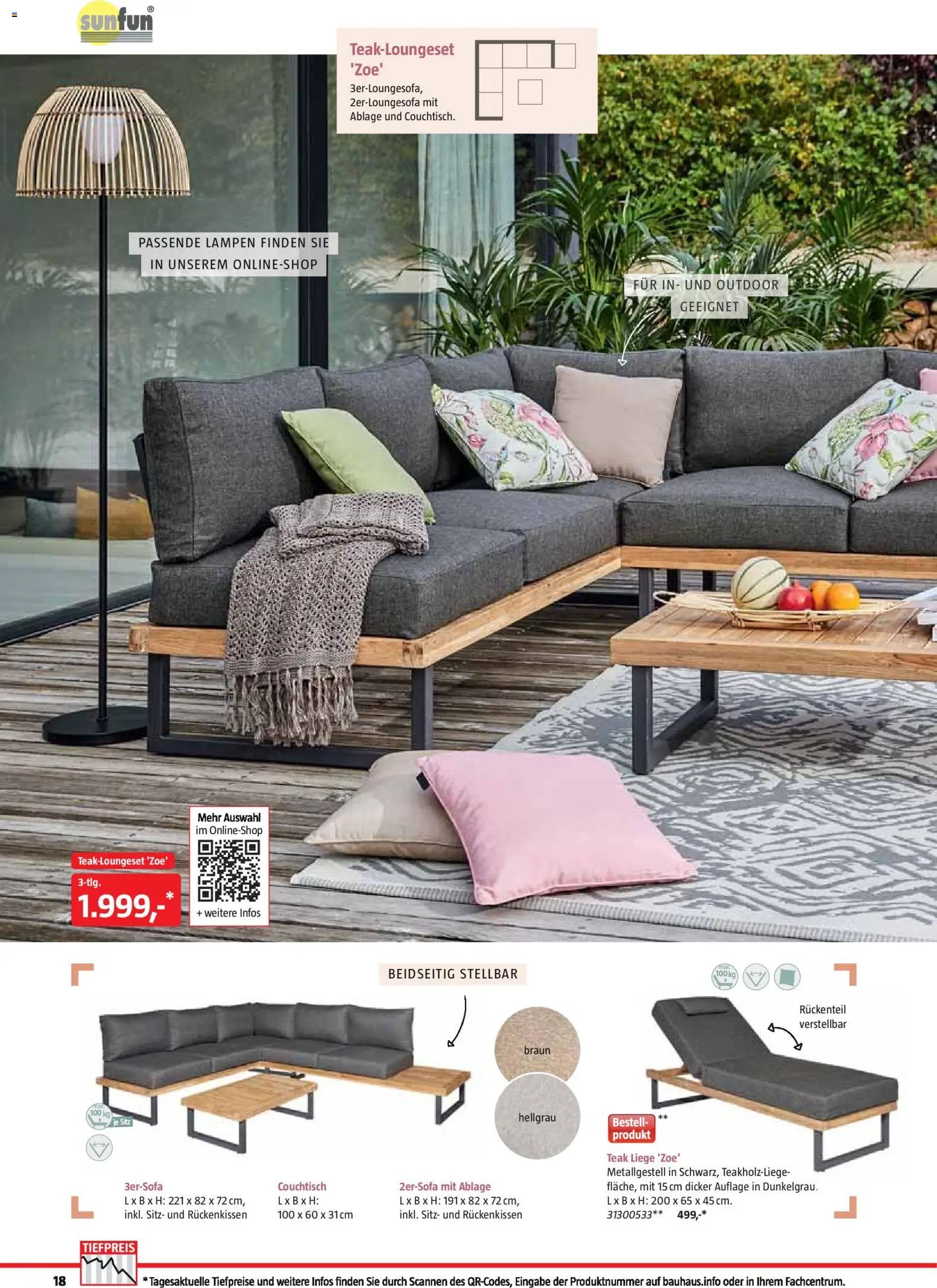 Bauhaus Freizeit im Garten