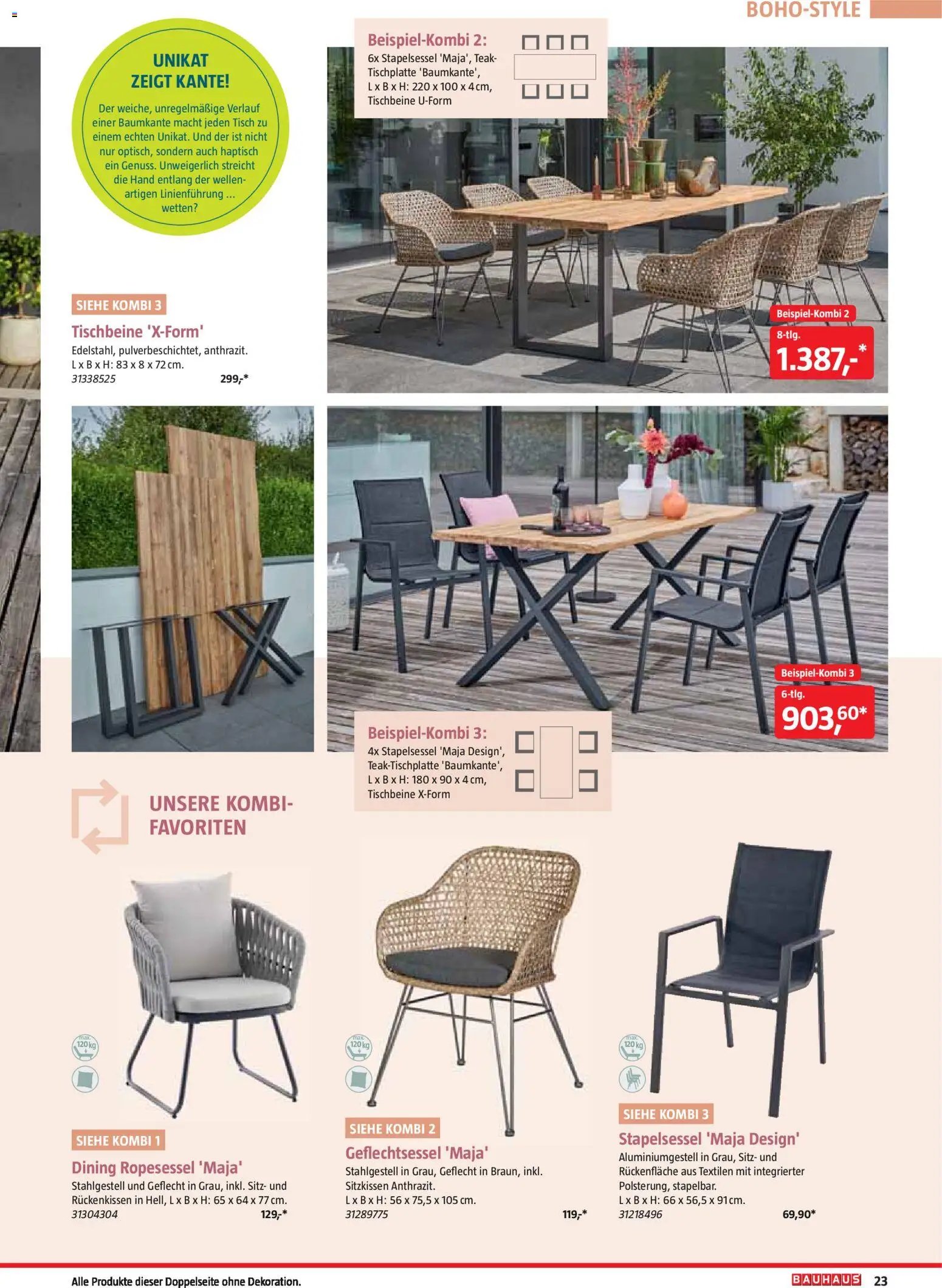 Bauhaus Freizeit im Garten