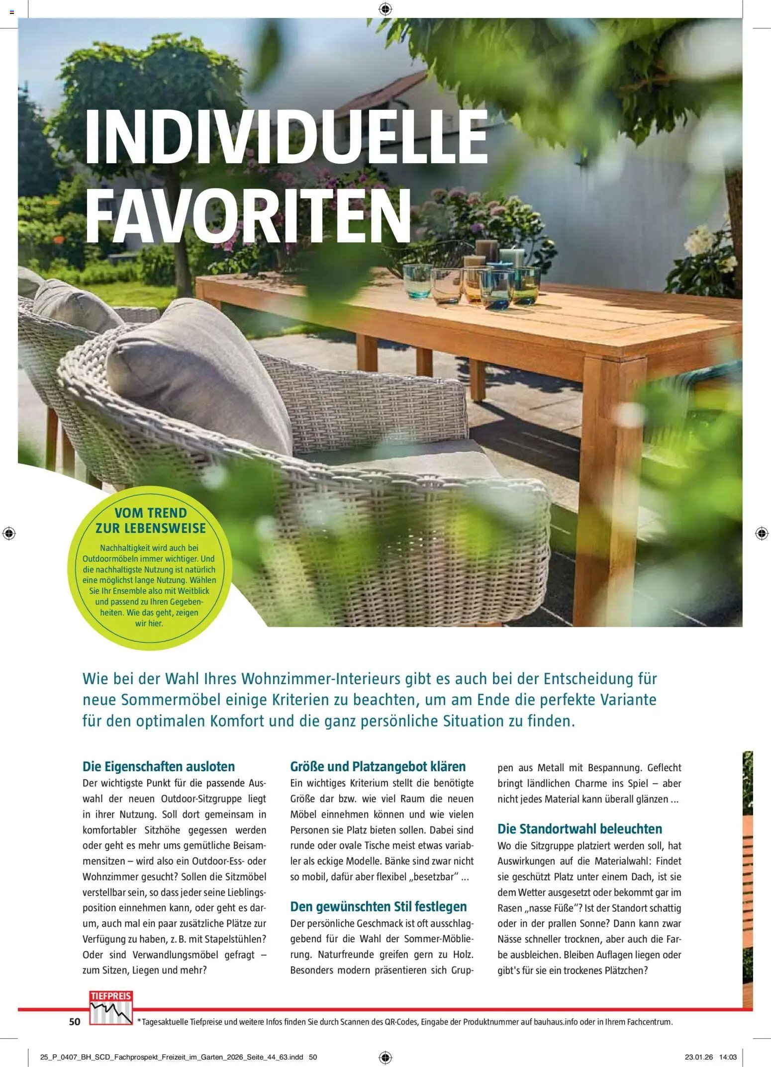 Bauhaus Freizeit im Garten (2026-03-02 - 2026-06-30)