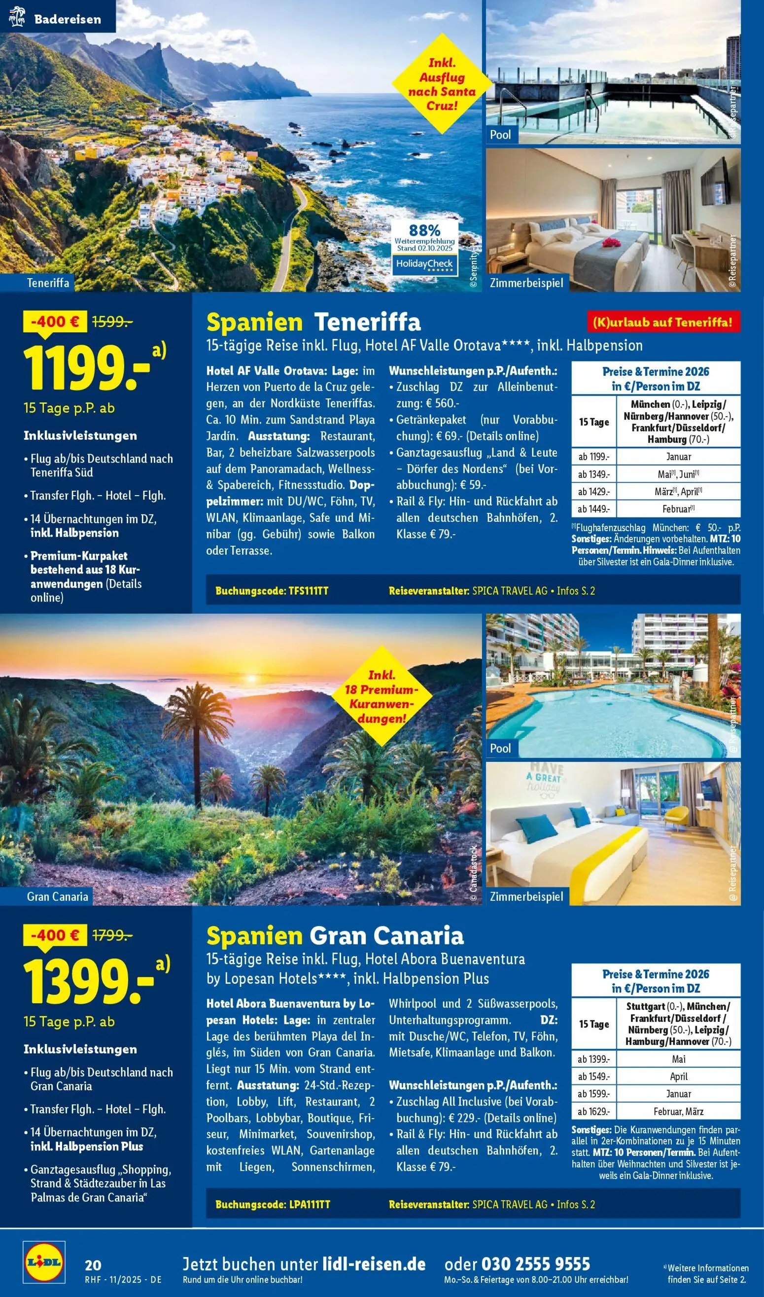 Lidl Reisen - Black Friday (2025-10-29 - 2025-11-30)