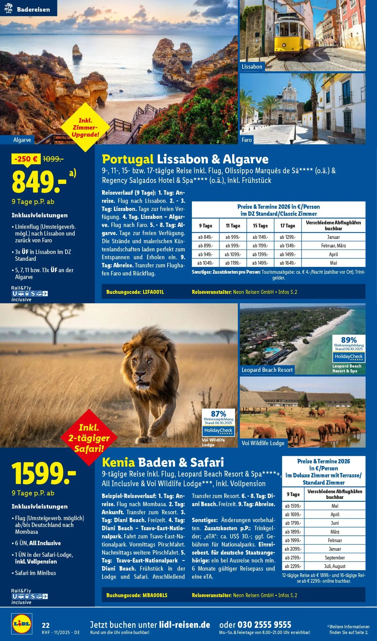 Lidl Reisen - Black Friday (2025-10-29 - 2025-11-30)