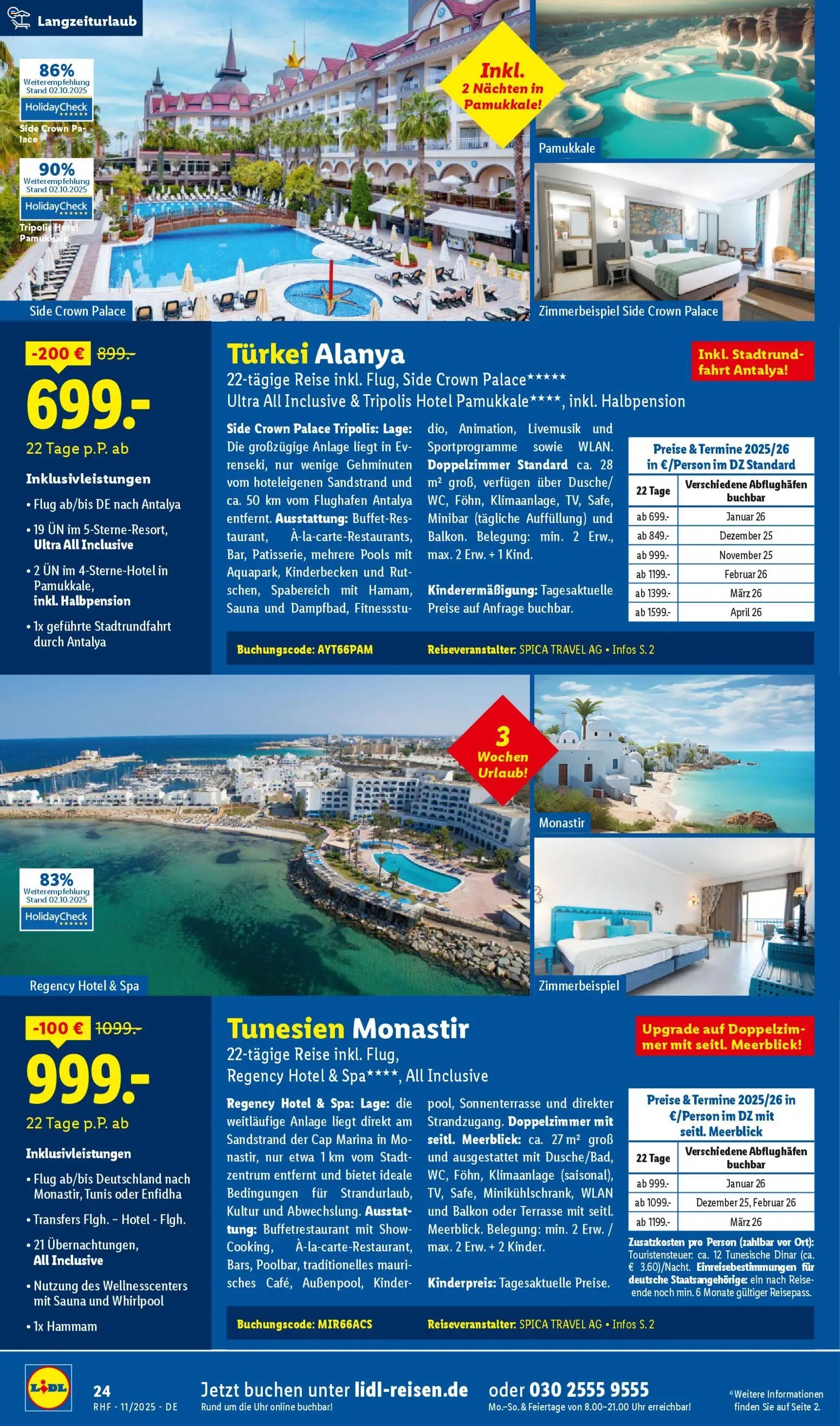 Lidl Reisen - Black Friday (2025-10-29 - 2025-11-30)