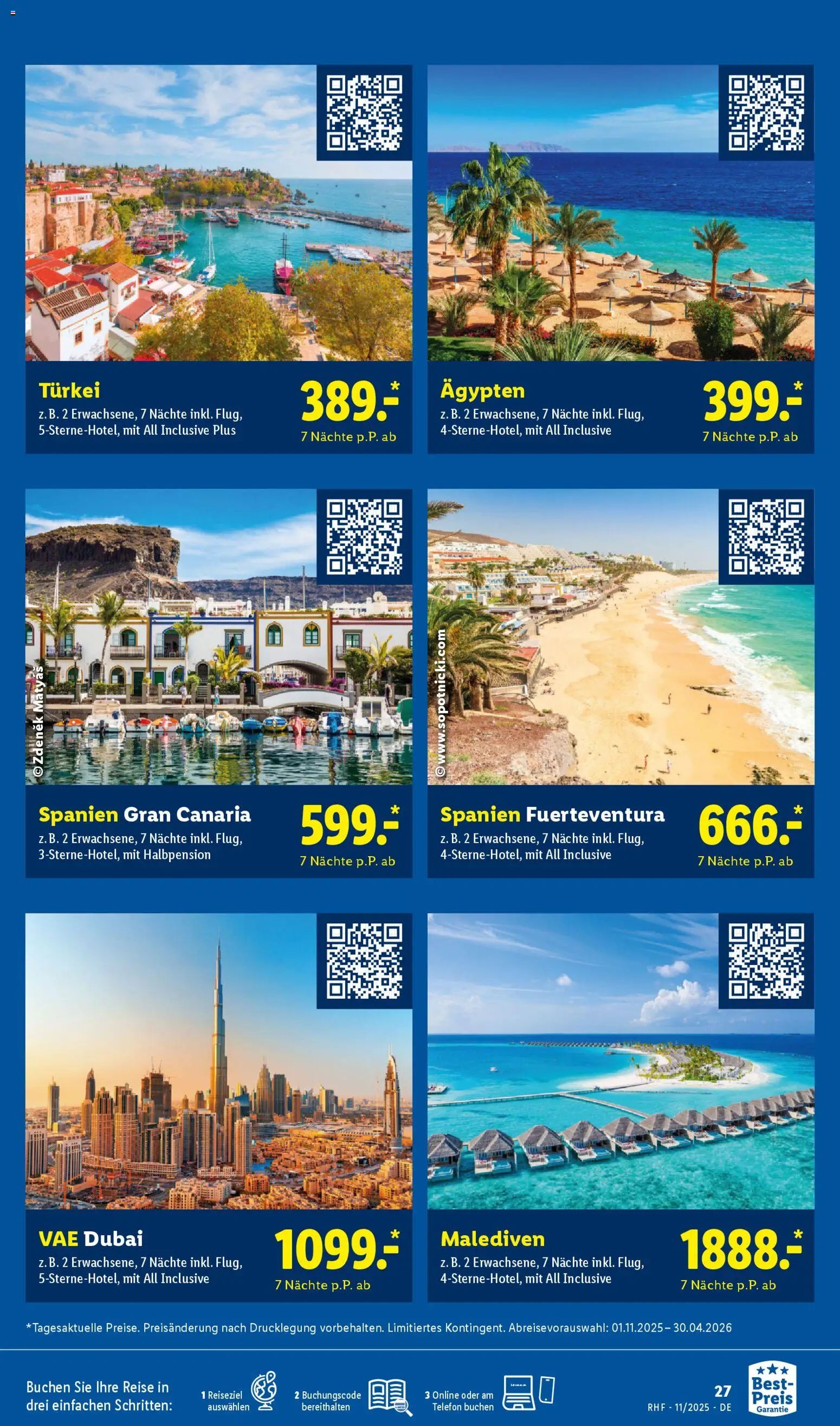 Lidl Reisen - Black Friday (2025-10-29 - 2025-11-30)