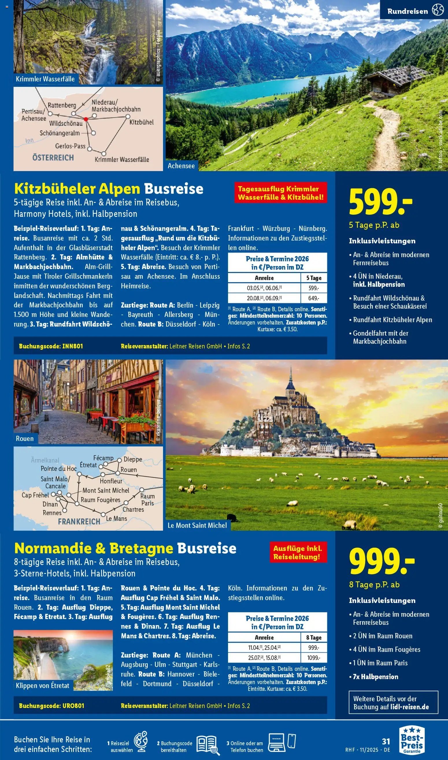 Lidl Reisen - Black Friday (2025-10-29 - 2025-11-30)