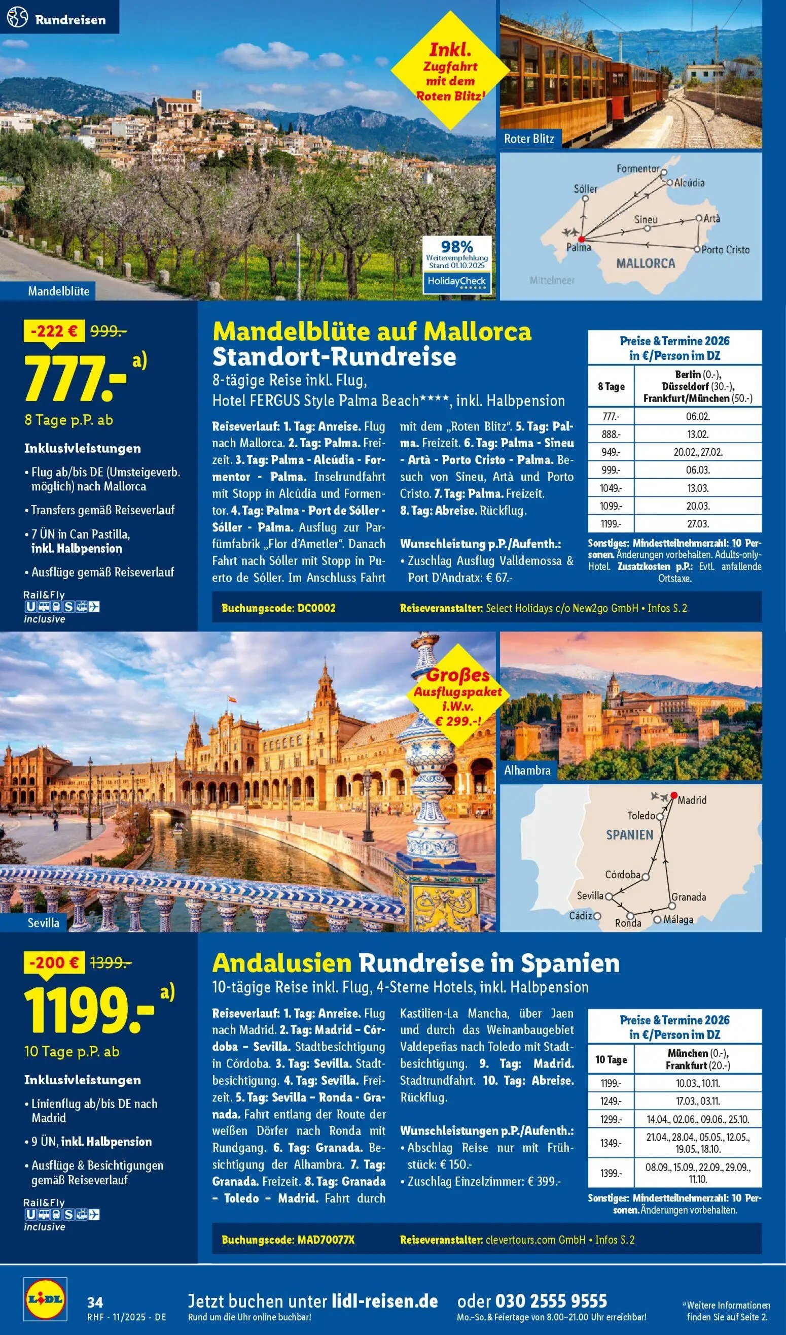 Lidl Reisen - Black Friday (2025-10-29 - 2025-11-30)