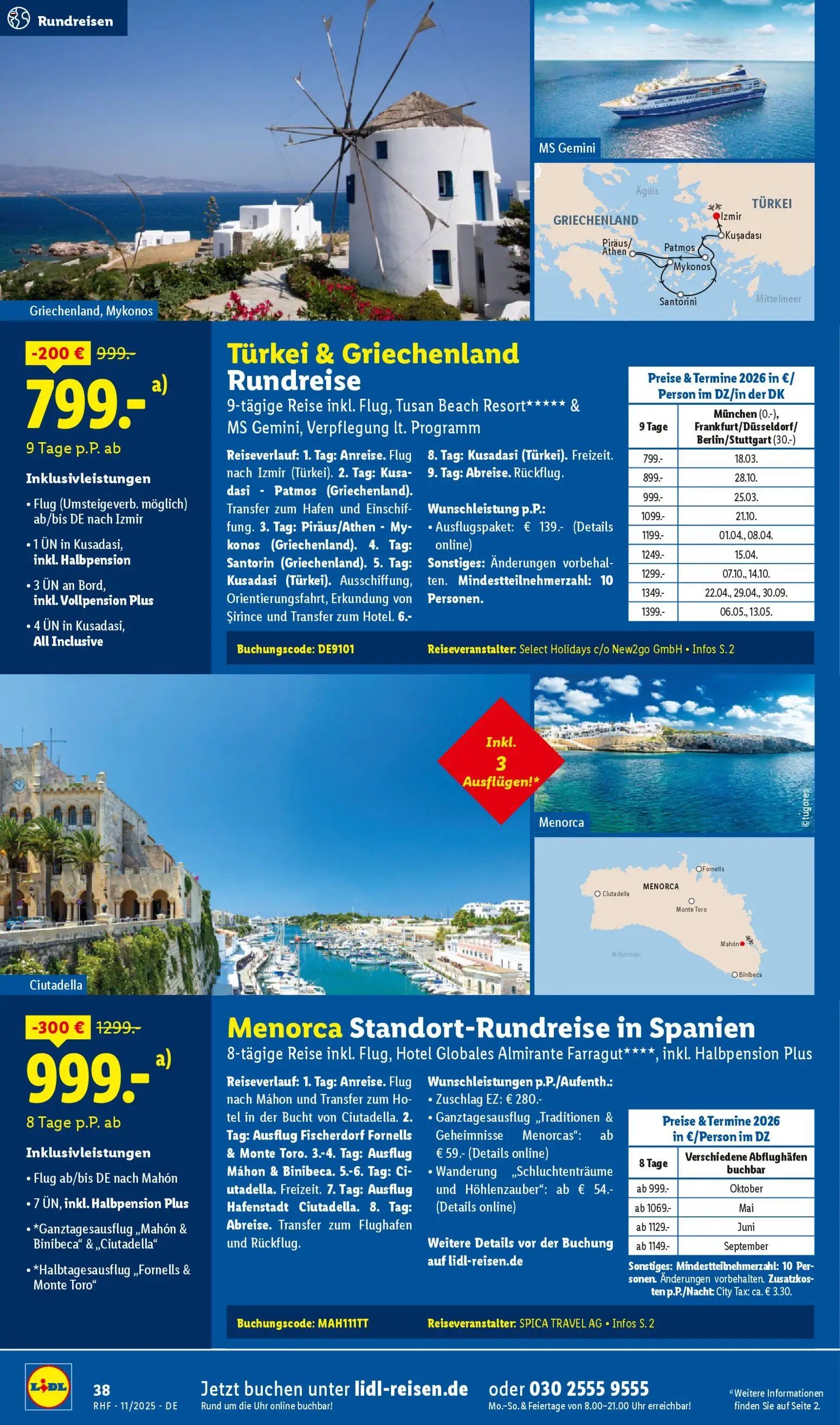 Lidl Reisen - Black Friday (2025-10-29 - 2025-11-30)