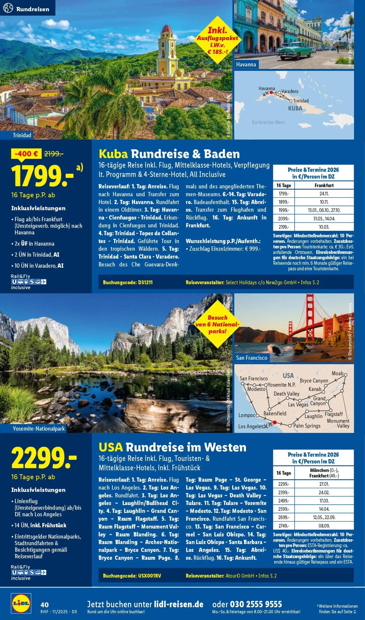 Lidl Reisen - Black Friday (2025-10-29 - 2025-11-30)