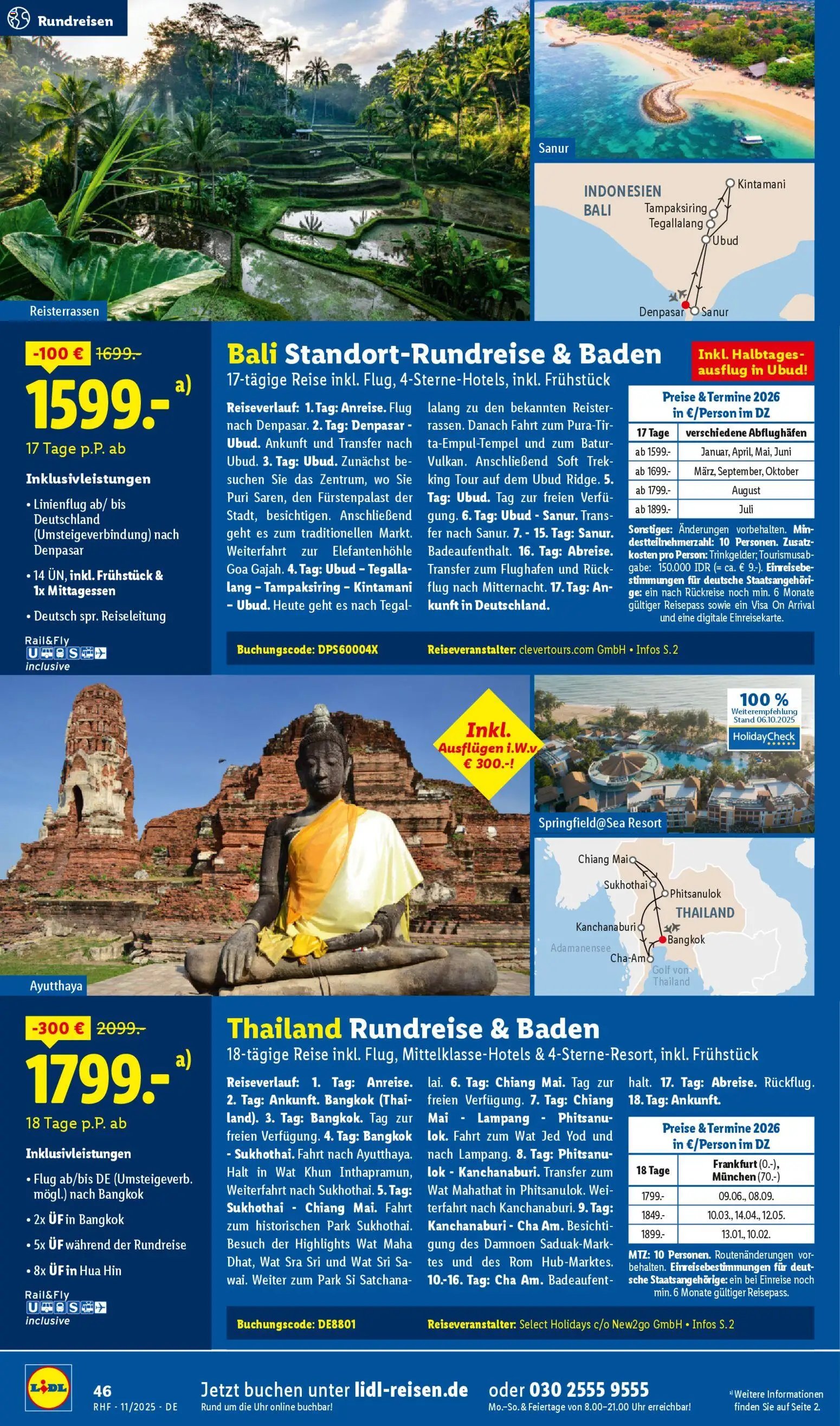 Lidl Reisen - Black Friday (2025-10-29 - 2025-11-30)